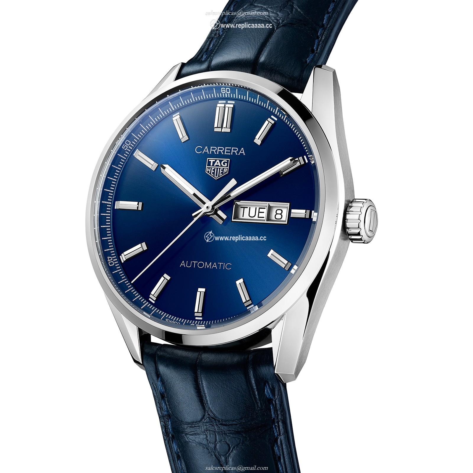 Replica TAG Heuer Carrera Three - Hand Automatic Mens 41mm details WBN2012.FC6502