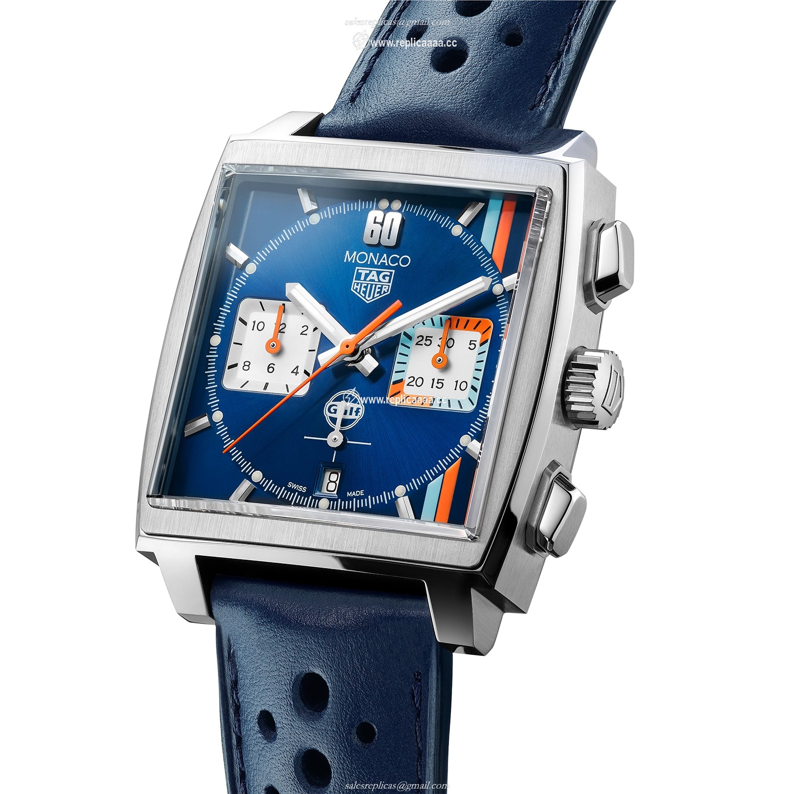 Replica TAG Heuer Monaco Gulf Special Edition 39mm Mens details CBL2115.FC6494
