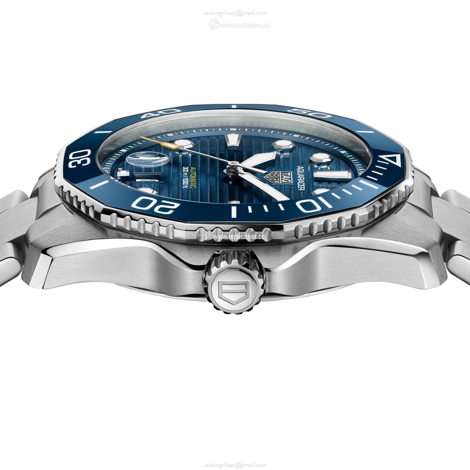 Replica TAG Heuer Aquaracer Professional 300 Calibre 5 Automatic 43mm Mens details WBP201B.BA0632 2 Replica TAG Heuer Aquaracer Professional 300 Calibre 5 Automatic 43mm Mens details WBP201B.BA0632