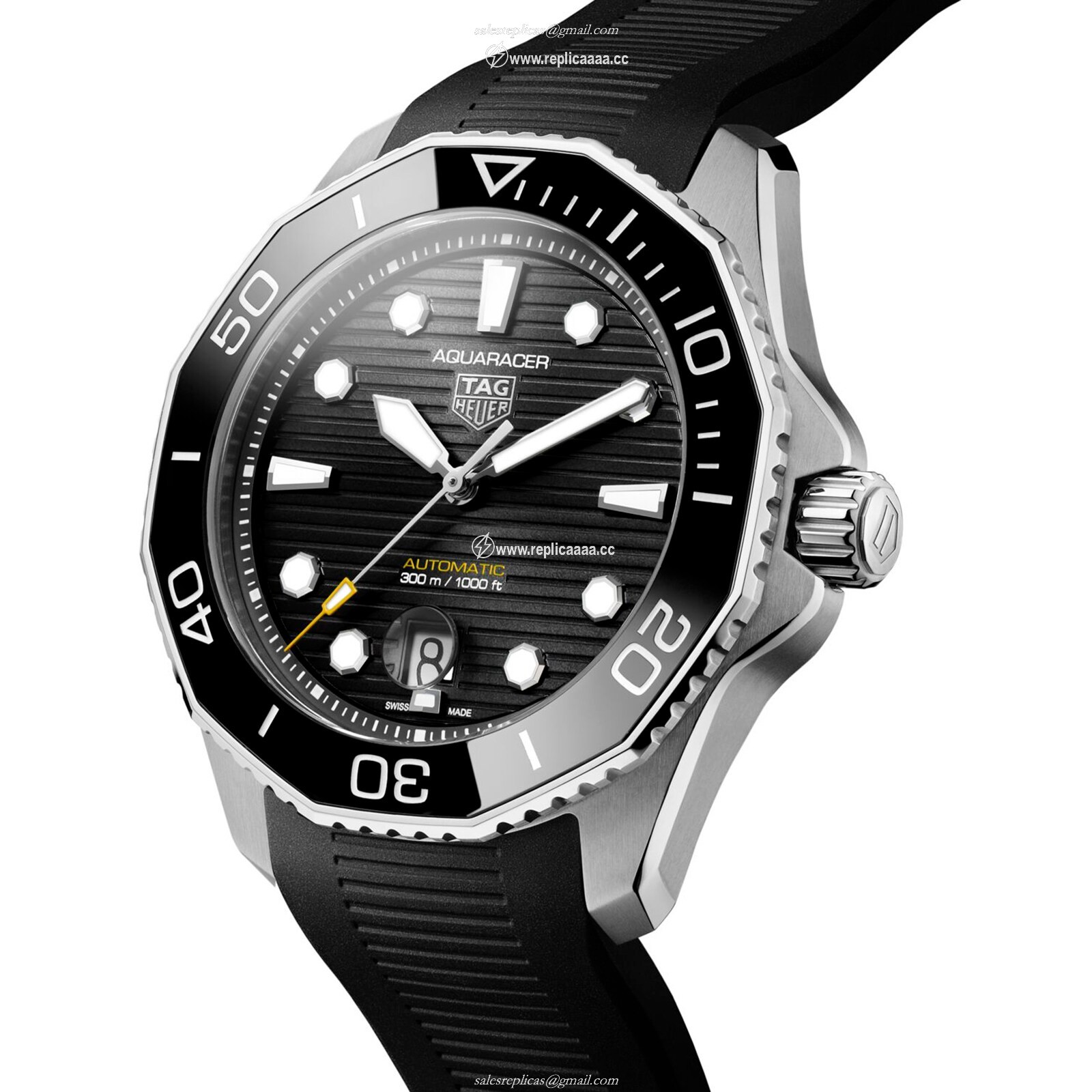 Replica TAG Heuer Aquaracer Calibre 5 43mm Mens details WBP201A.FT6197