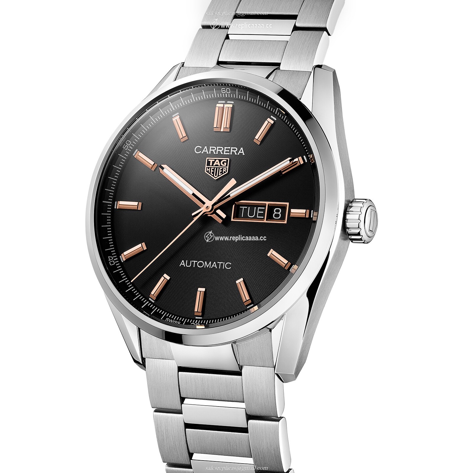 Replica TAG Heuer Carrera Three-Hand 41mm Automatic Mens details WBN2013.BA0640 2 Replica TAG Heuer Carrera Three-Hand 41mm Automatic Mens details WBN2013.BA0640