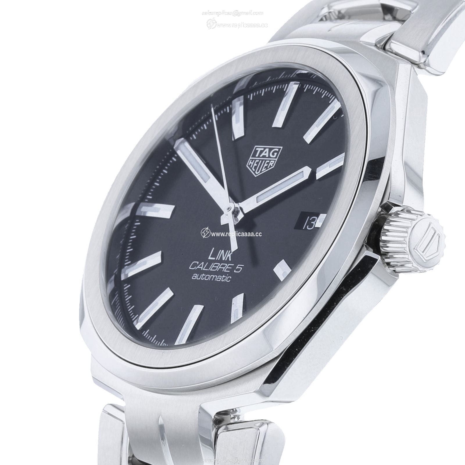 Replica TAG Heuer Link Calibre 5 41mm Automatic Date Mens details WBC2110.BA0603