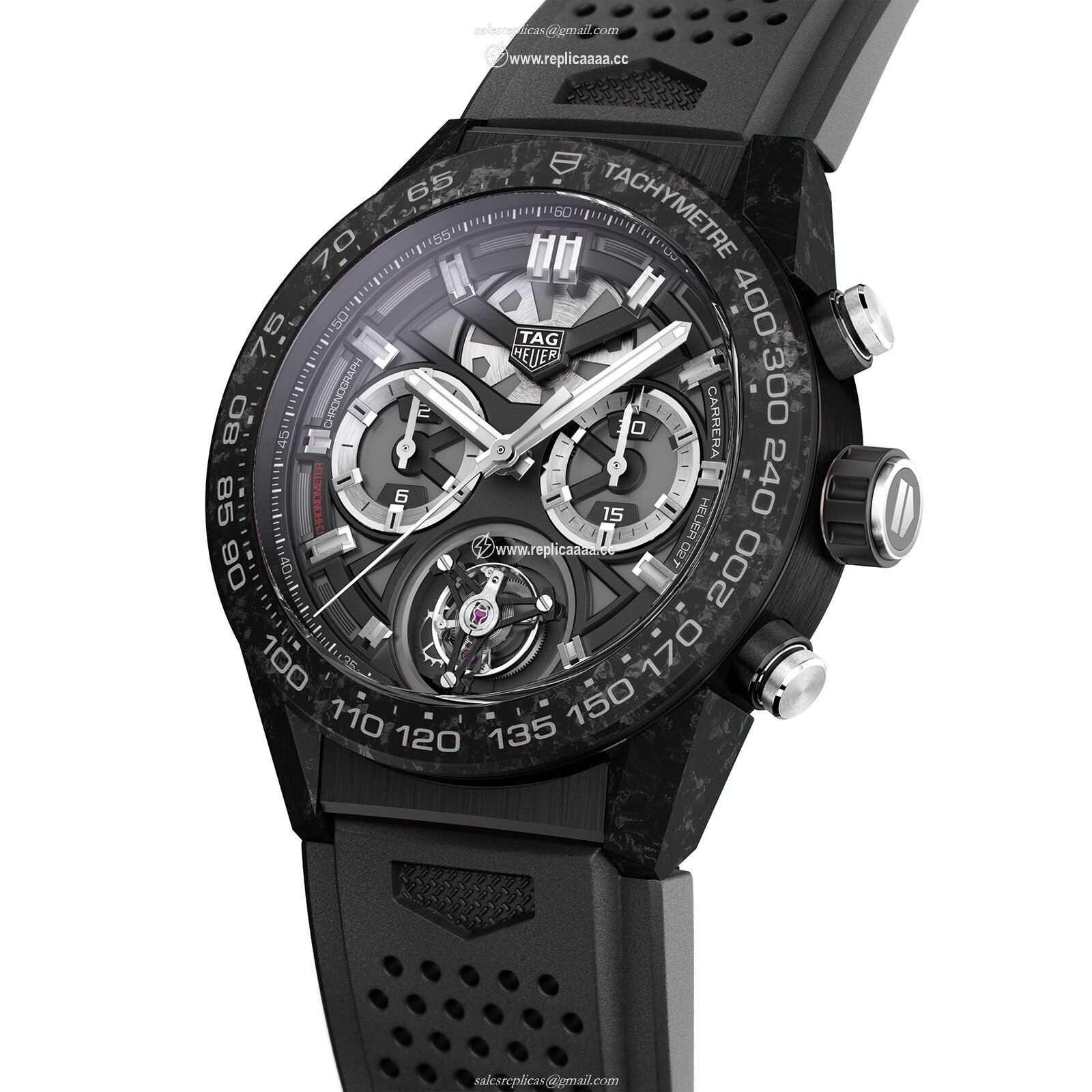 Replica TAG Heuer Carrera Automatic Chronograph 45mm Mens details CAR5A8W.FT6071