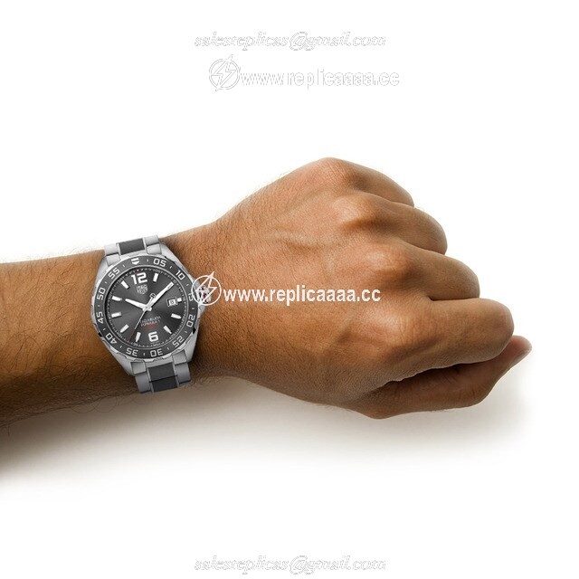 Replica TAG Heuer Formula 1 Calibre 5 Automatic Date 43mm Mens details WAZ2011.BA0843 2 Replica TAG Heuer Formula 1 Calibre 5 Automatic Date 43mm Mens details WAZ2011.BA0843