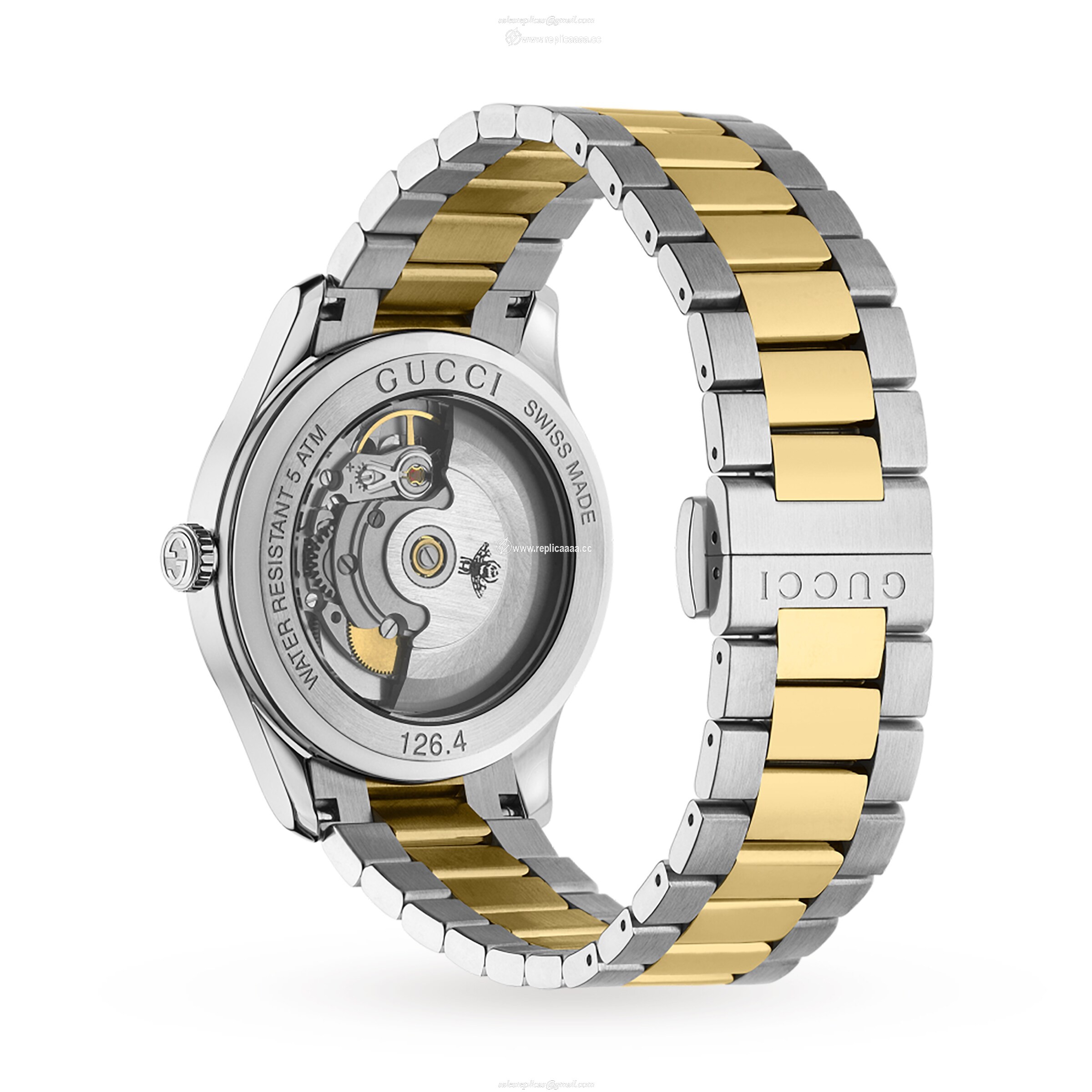 Replica Gucci G-Timeless multibee details 38 mm YA1264189 2 Replica Gucci G-Timeless multibee details 38 mm YA1264189