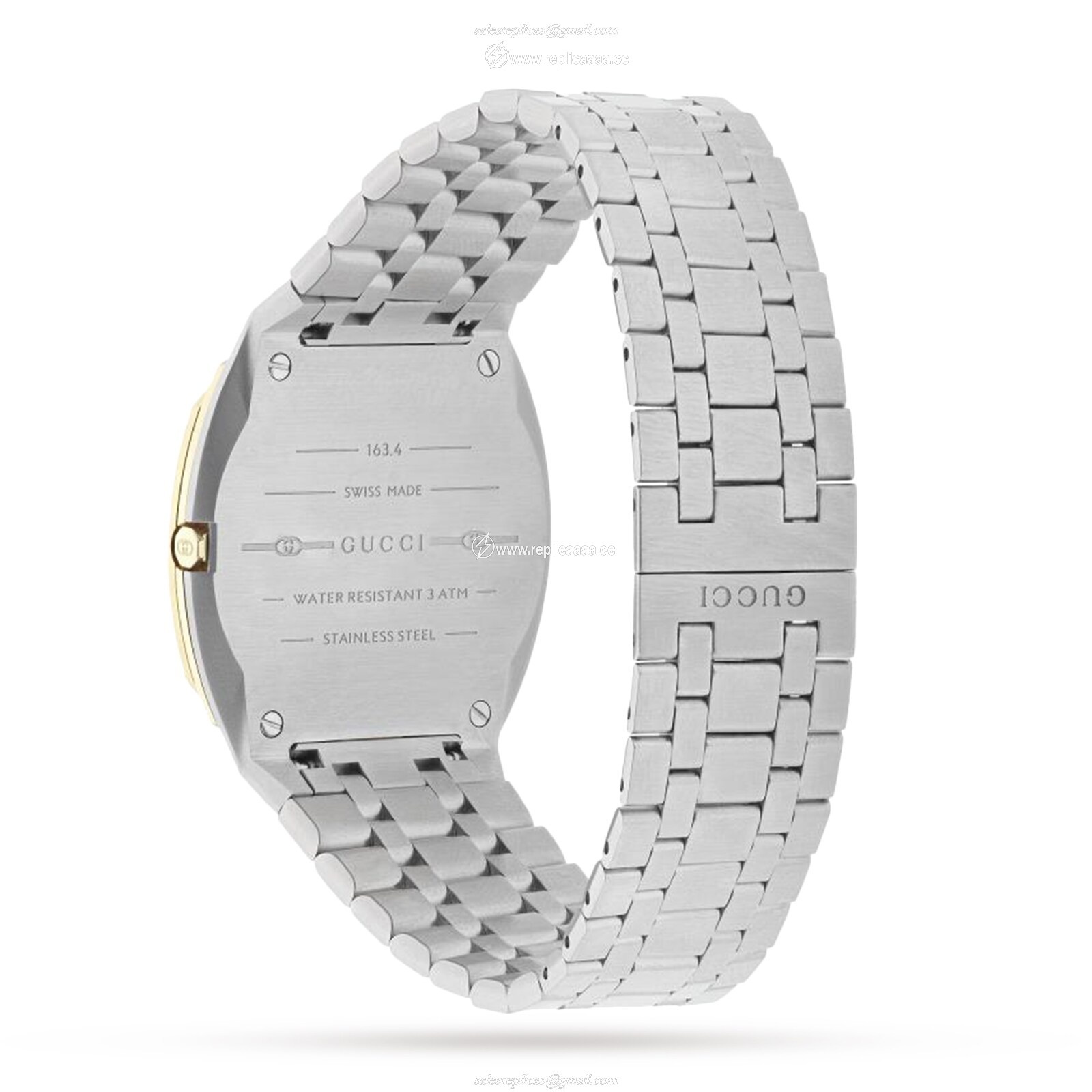Replica Gucci Gucci 25H details 38mm YA163405 2 Replica Gucci Gucci 25H details 38mm YA163405