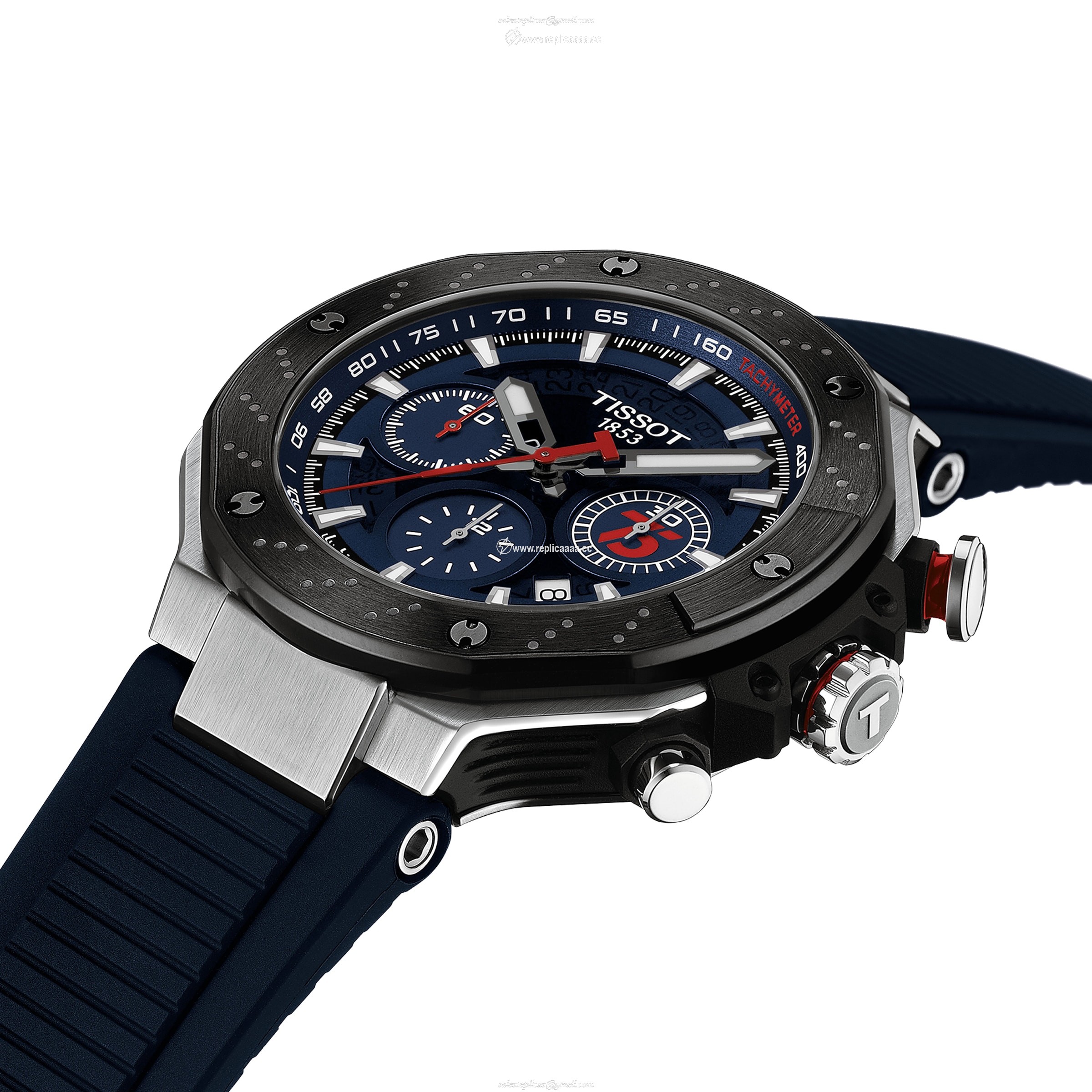 Replica Tissot T-Race MotoGP Automatic Chronograph 2024 Limited Edition 45mm Mens details Blue T1414272704100 2 Replica Tissot T-Race MotoGP Automatic Chronograph 2024 Limited Edition 45mm Mens details Blue T1414272704100
