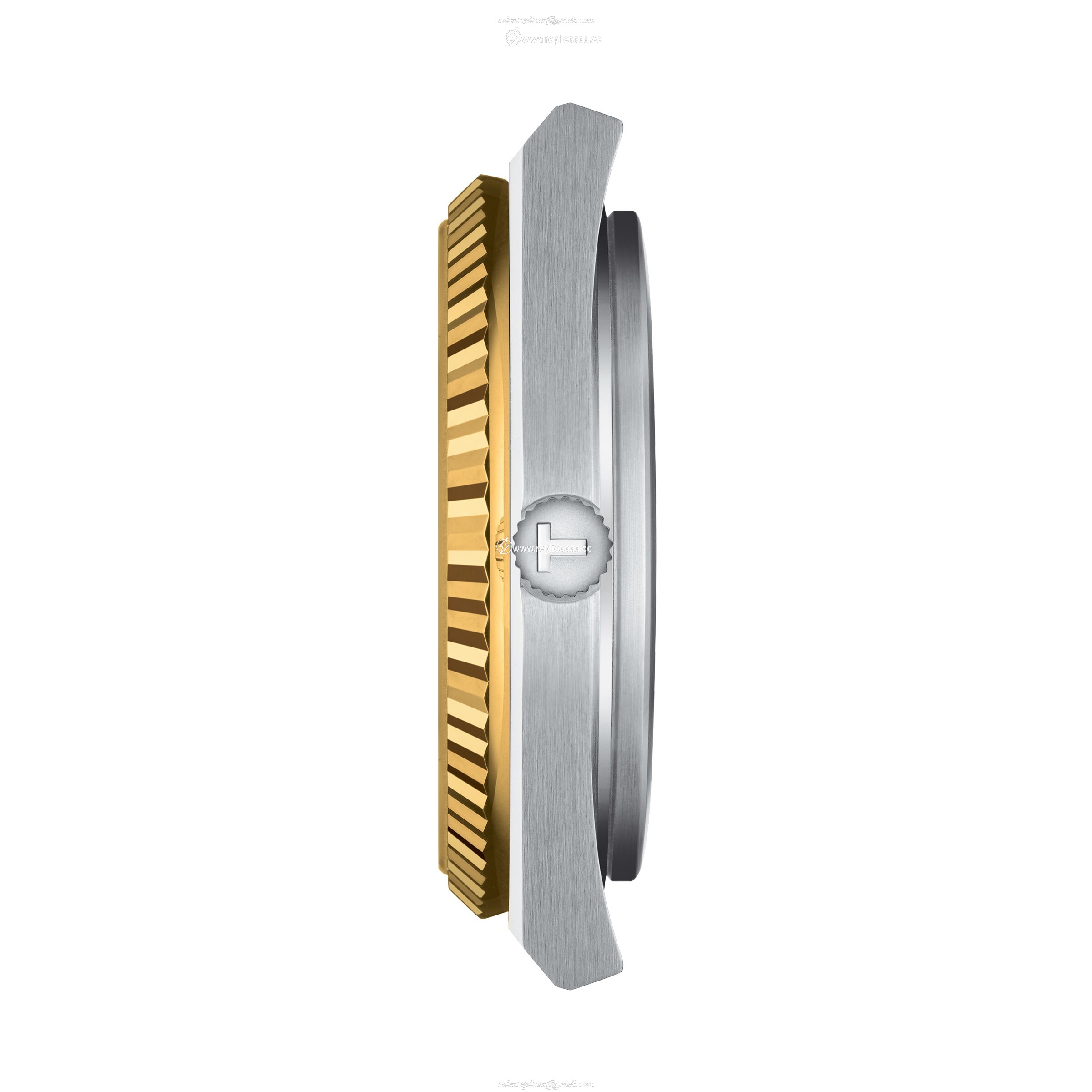 Replica Tissot PRX Powermatic 80 Steel and 18K Gold Bezel 40mm T9314074103101