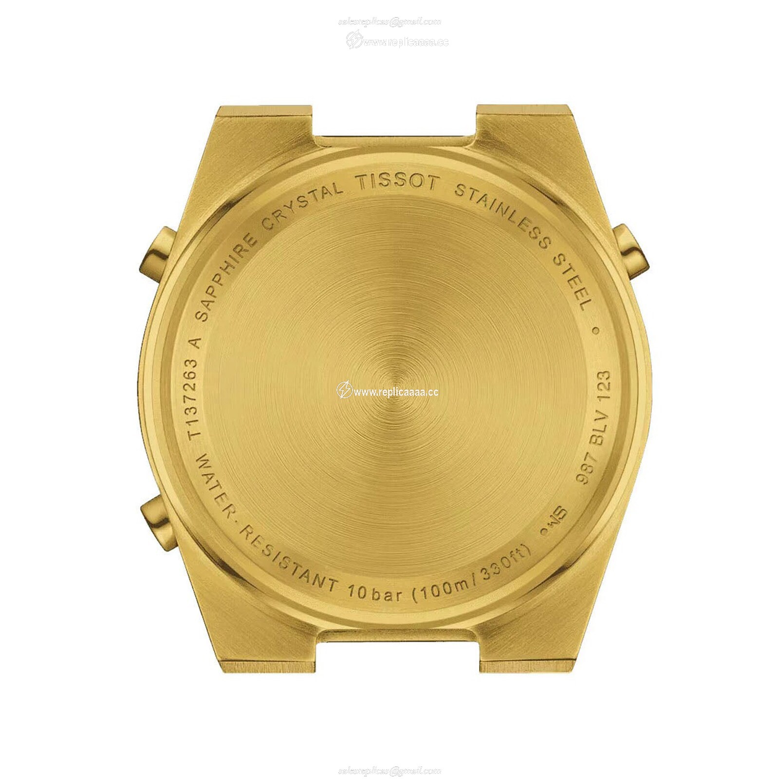 Replica Tissot PRX Digital 35mm Unisex details Black PVD Yellow Gold T1372633302000 2 Replica Tissot PRX Digital 35mm Unisex details Black PVD Yellow Gold T1372633302000