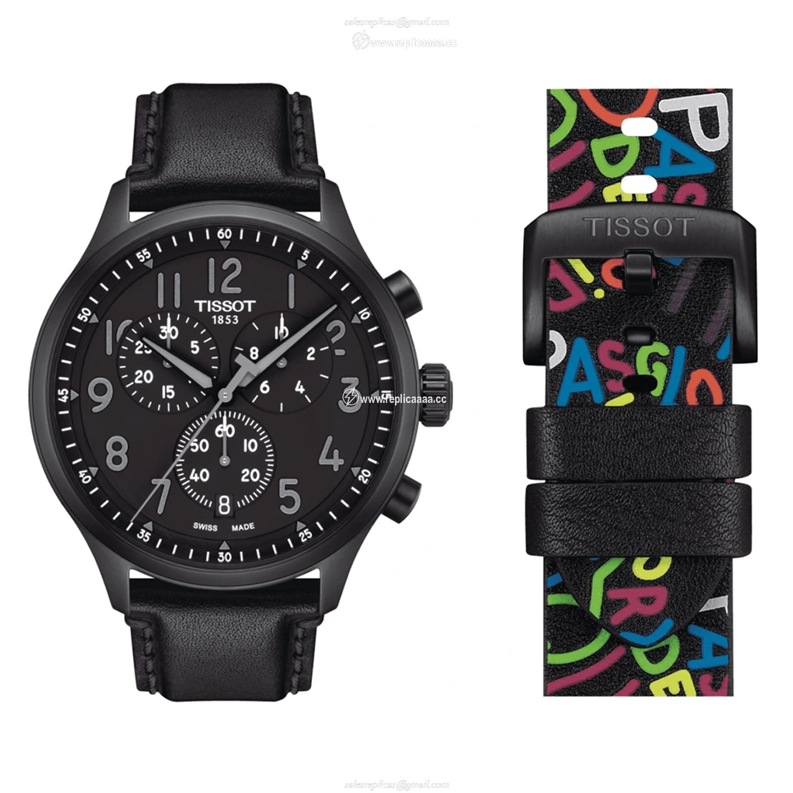 Replica Tissot Chrono XL Special Edition Roglic 45mm Mens details Black T1166173605204 2 Replica Tissot Chrono XL Special Edition Roglic 45mm Mens details Black T1166173605204