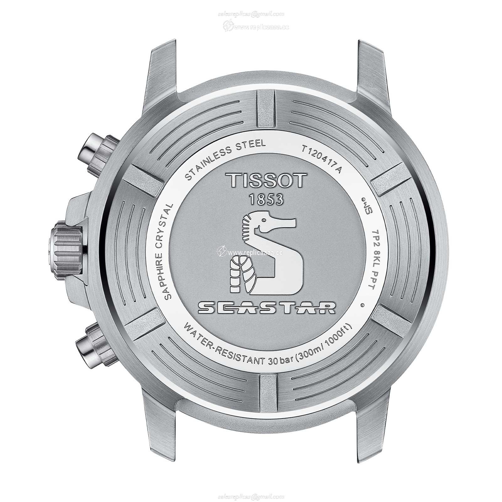 Replica Tissot Seastar 1000 Chronograph 45.5mm Mens details T1204171708101