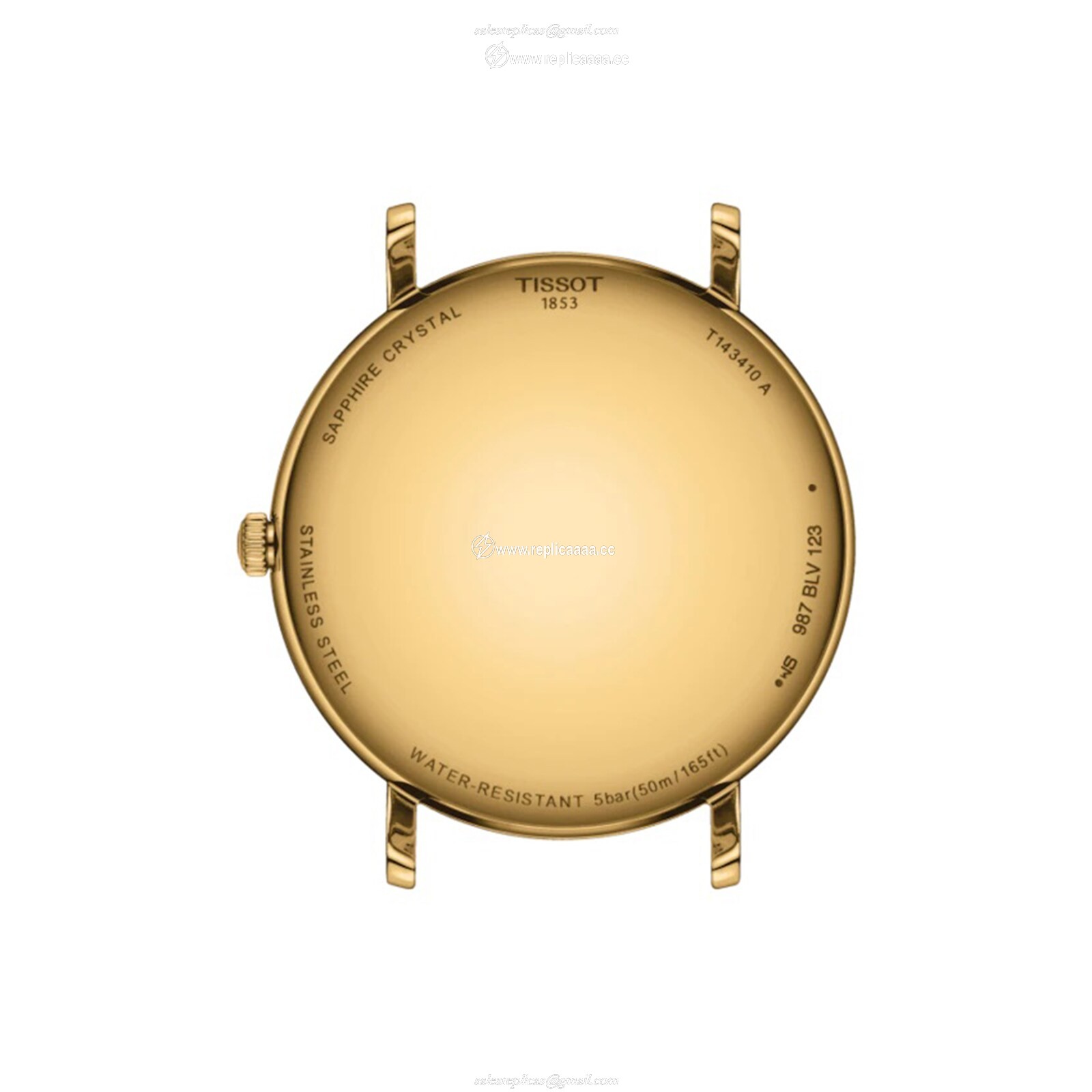 Replica Tissot Everytime Gold 40mm Mens details T1434103302100