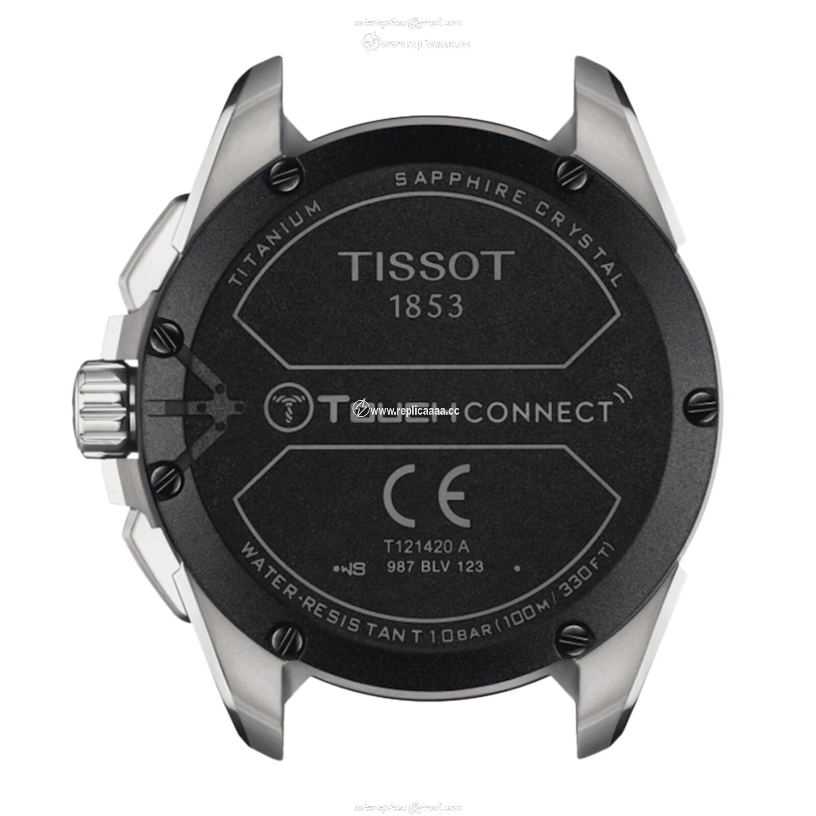 Replica Tissot T-Touch Solar Connect 47.5mm details T1214204705107