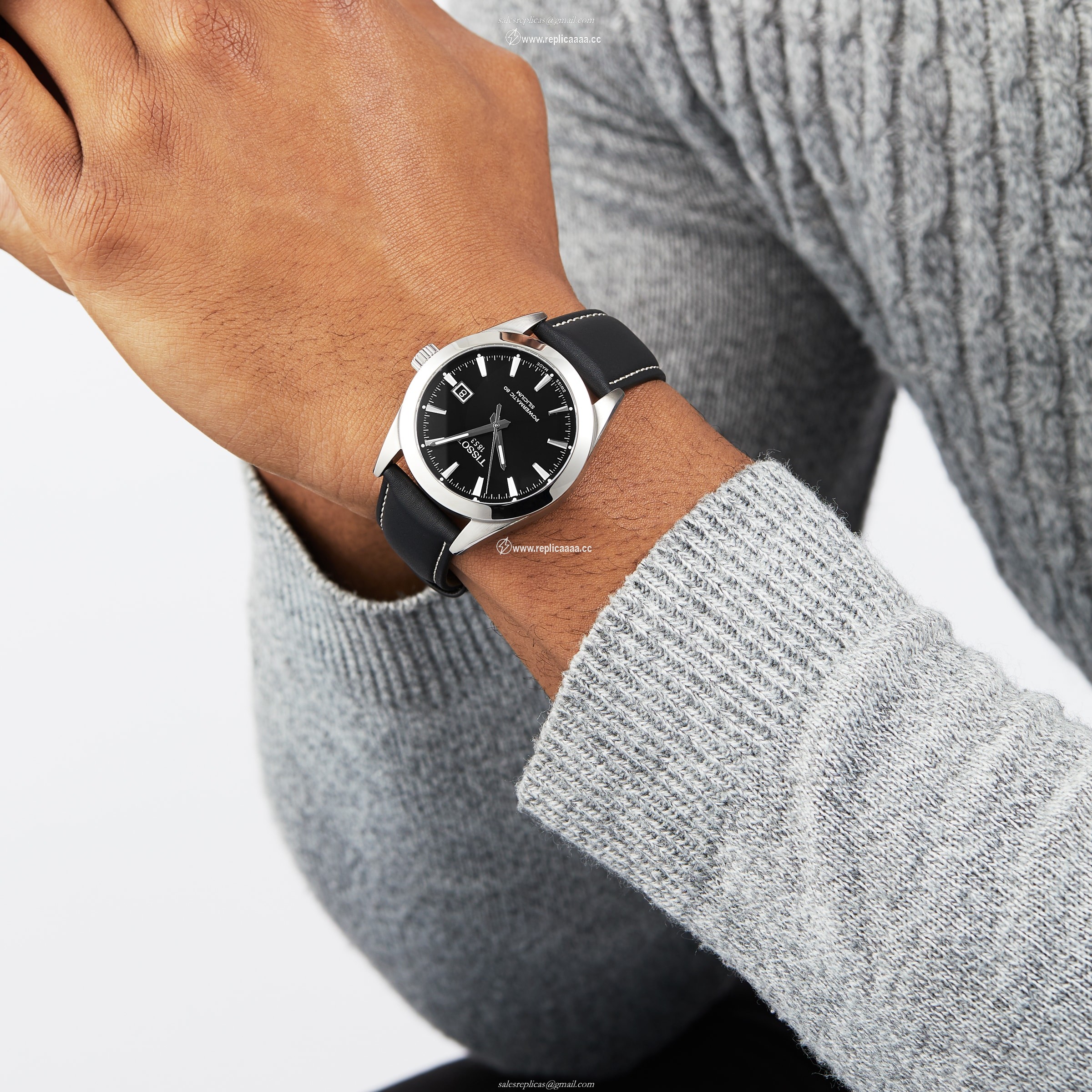 Replica Tissot T-Classic 40mm Mens details T1274071605100 2 Replica Tissot T-Classic 40mm Mens details T1274071605100