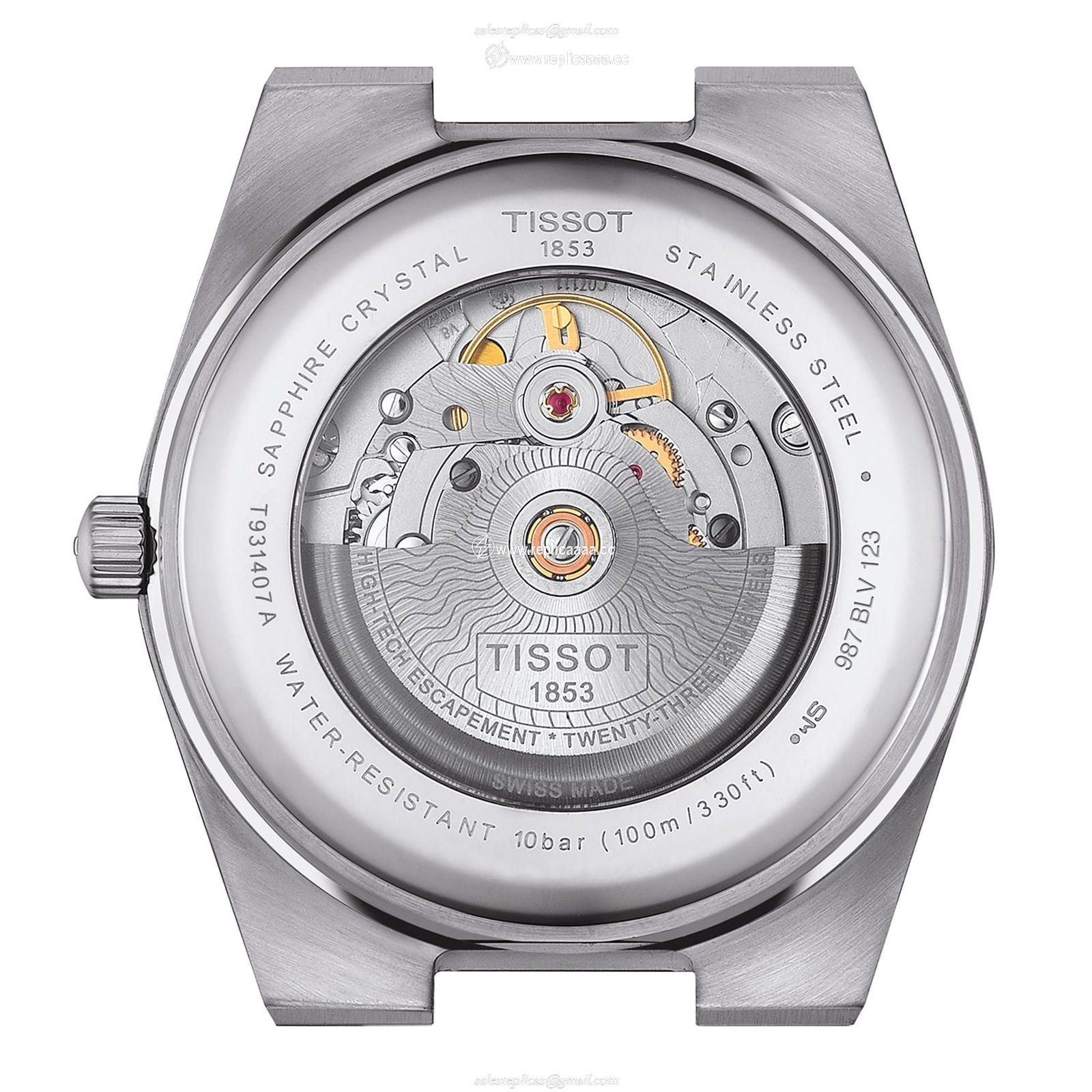 Replica Tissot PRX Powermatic 80 40mm Mens details T9314074129100 2 Replica Tissot PRX Powermatic 80 40mm Mens details T9314074129100