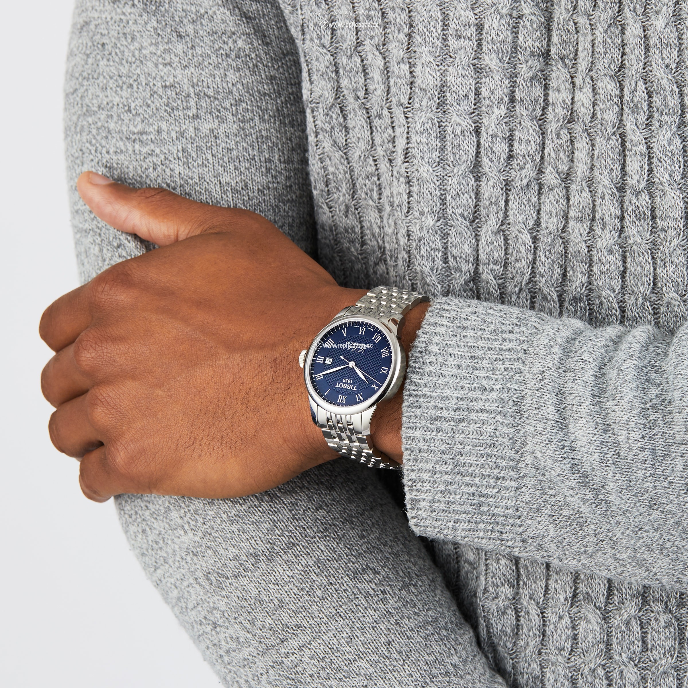 Replica Tissot Le Locle Powermatic 80 40mm Mens details T0064071104300