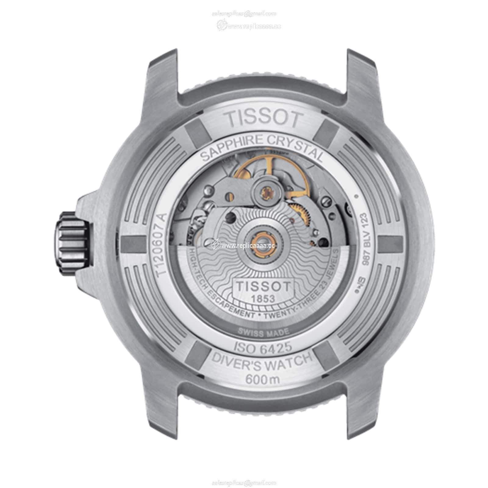 Replica Tissot Seastar 2000 Professional Powermatic 80 46mm Mens details T1206071104100 2 Replica Tissot Seastar 2000 Professional Powermatic 80 46mm Mens details T1206071104100