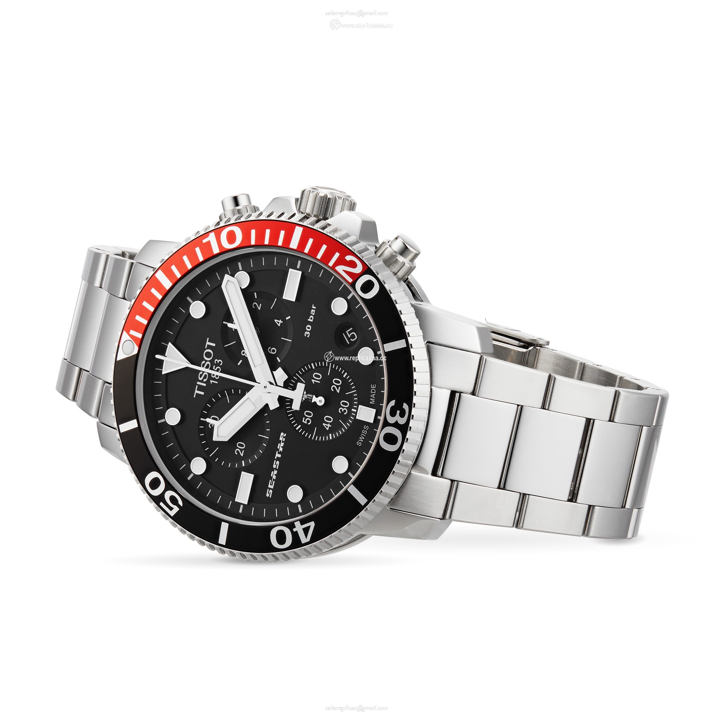 Replica Tissot T-Sport Seastar 1000 Chronograph 45.5mm Mens details T1204171105101 2 Replica Tissot T-Sport Seastar 1000 Chronograph 45.5mm Mens details T1204171105101