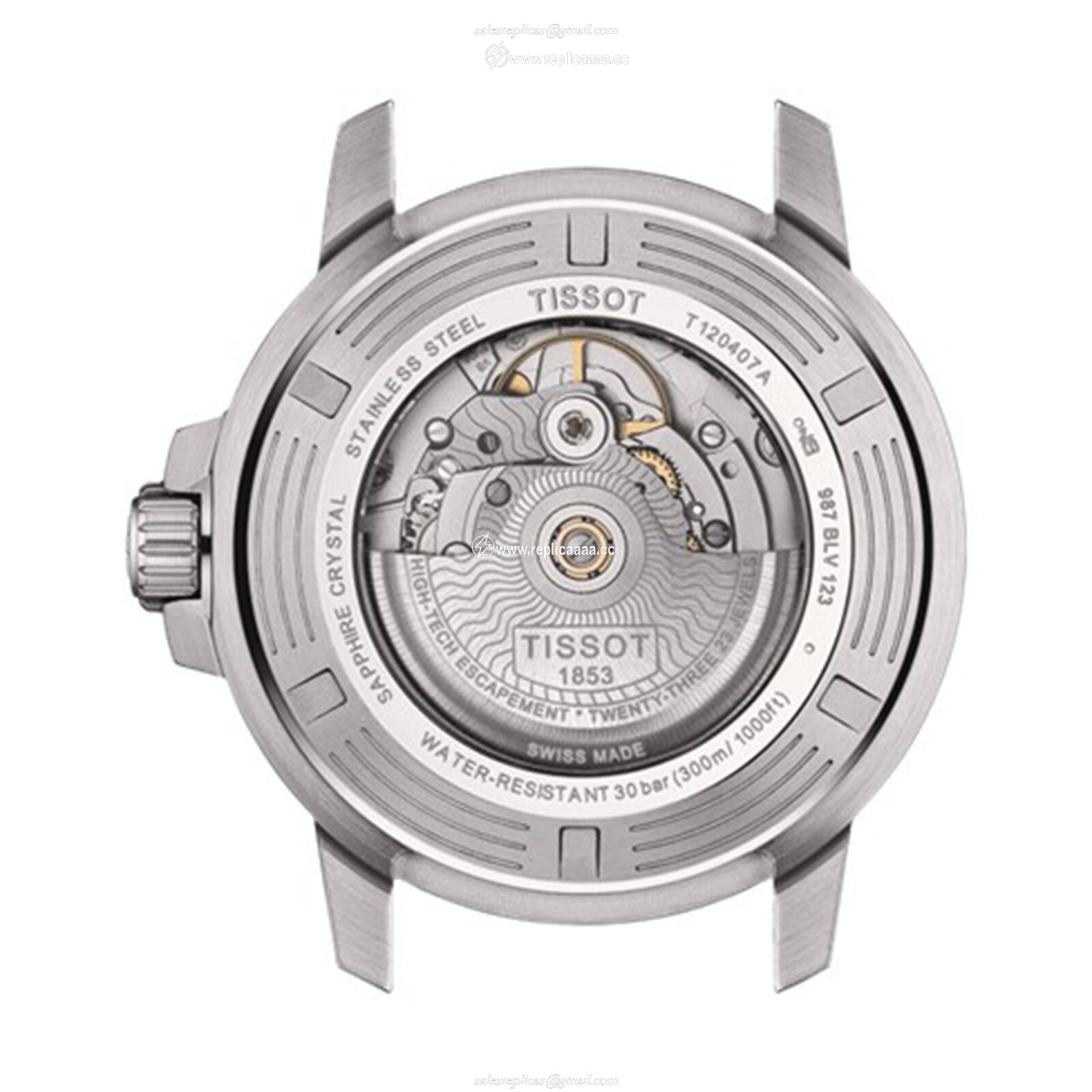 Replica Tissot T-Sport Seastar 43mm Mens details T1204071109101