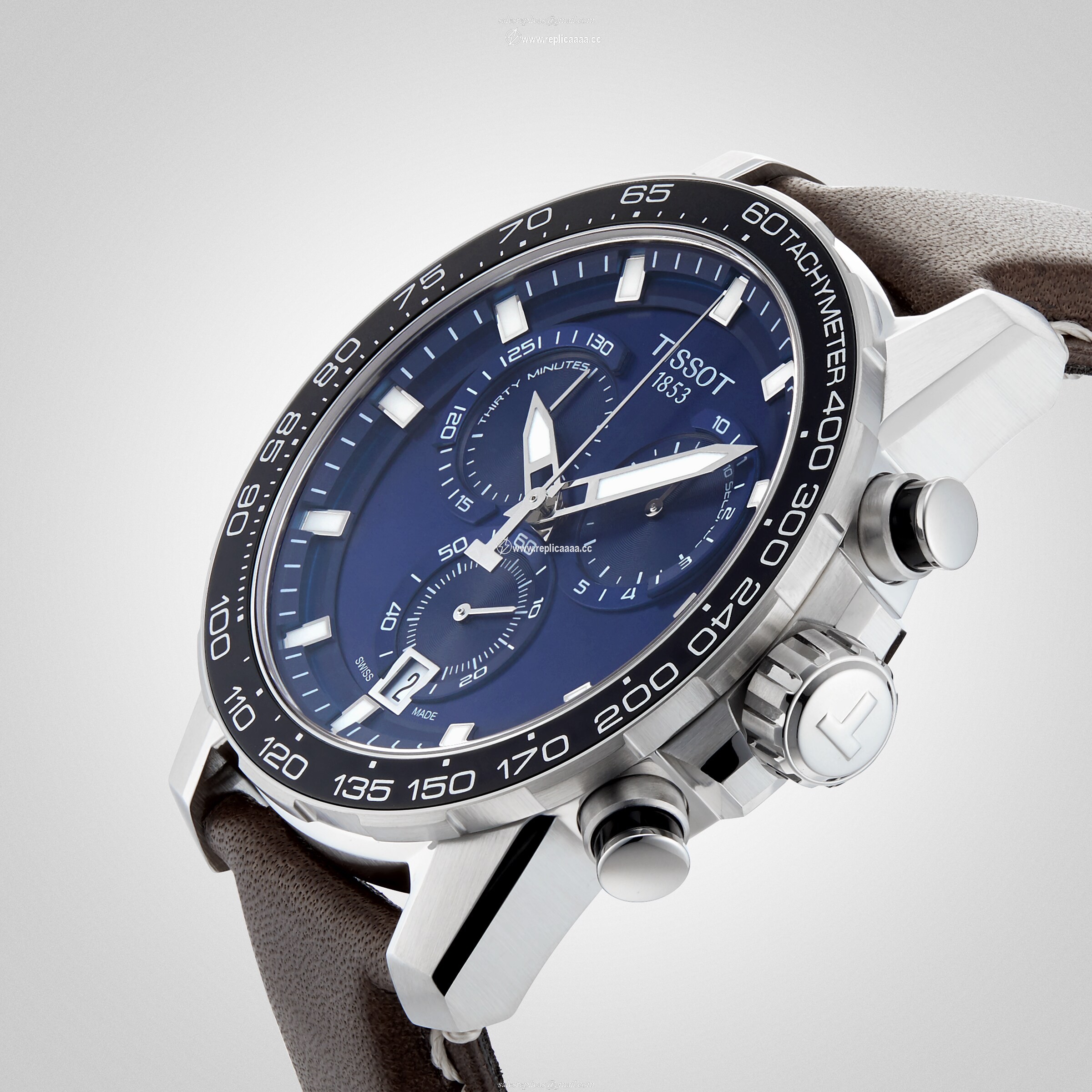 Replica Tissot T-Sport Supersport Chrono 45.5mm Mens details T1256171604100