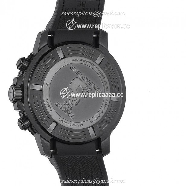 Replica Tissot T-Sport Seastar 44.5mm Mens details T1204173705102 2 Replica Tissot T-Sport Seastar 44.5mm Mens details T1204173705102