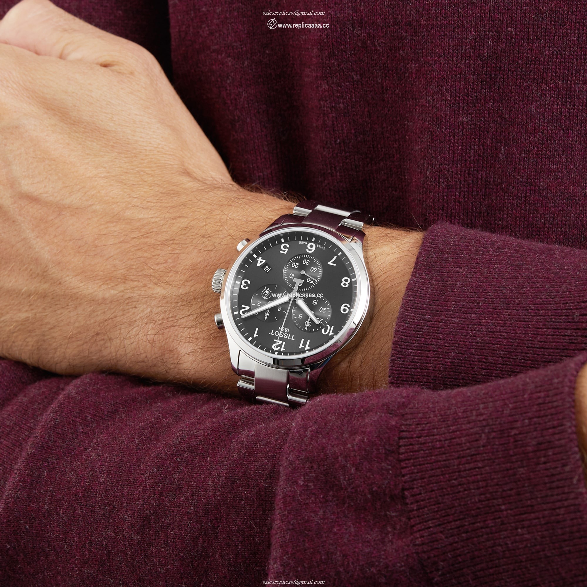 Replica Tissot T-Sport Chrono XL Classic 45mm Mens details T1166171105701 2 Replica Tissot T-Sport Chrono XL Classic 45mm Mens details T1166171105701