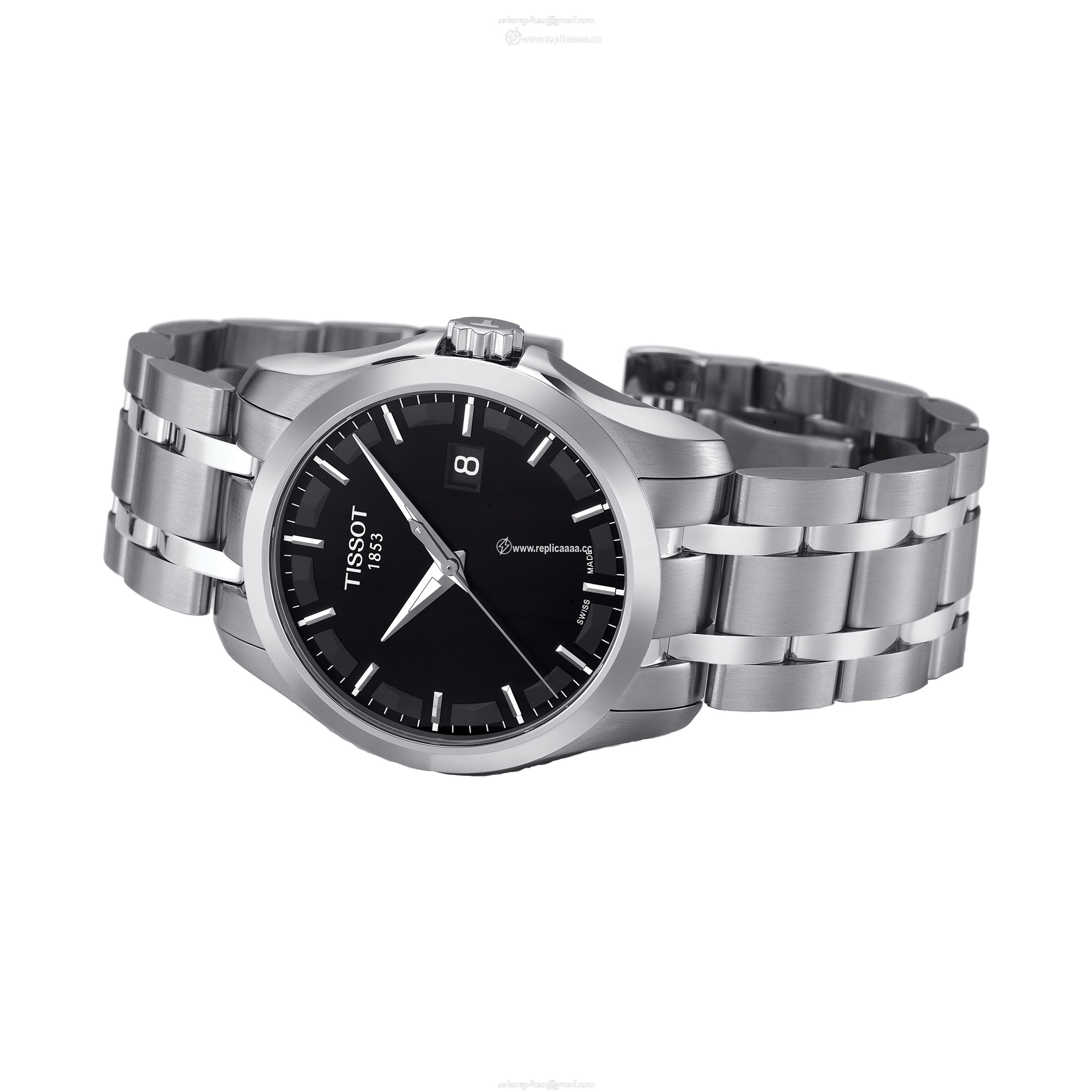 Replica Tissot Couturier Mens details 39mm T0354101105100 2 Replica Tissot Couturier Mens details 39mm T0354101105100