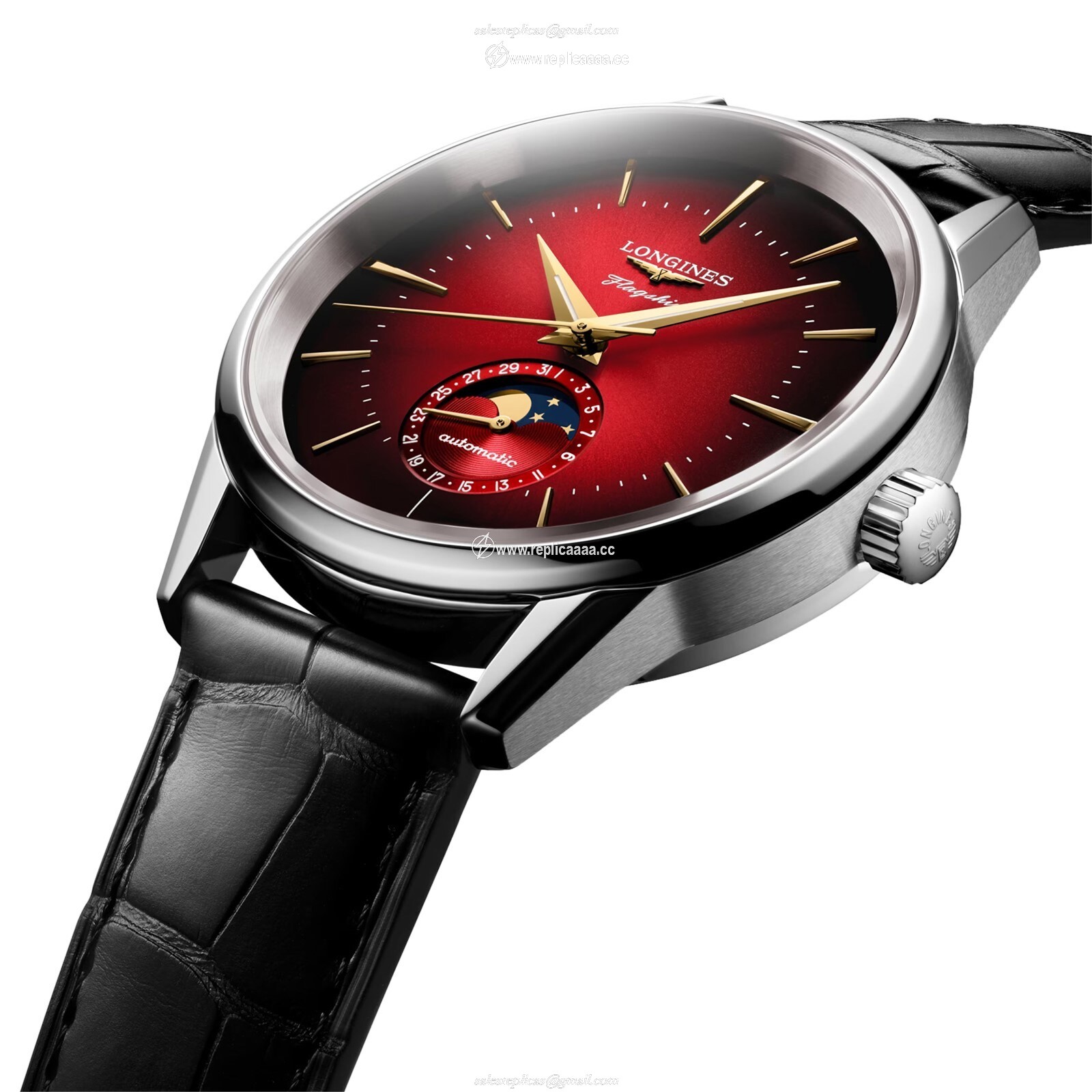 Replica Longines Flagship Heritage Year Of The Dragon 38.5mm Mens details Red L48154092 2 Replica Longines Flagship Heritage Year Of The Dragon 38.5mm Mens details Red L48154092