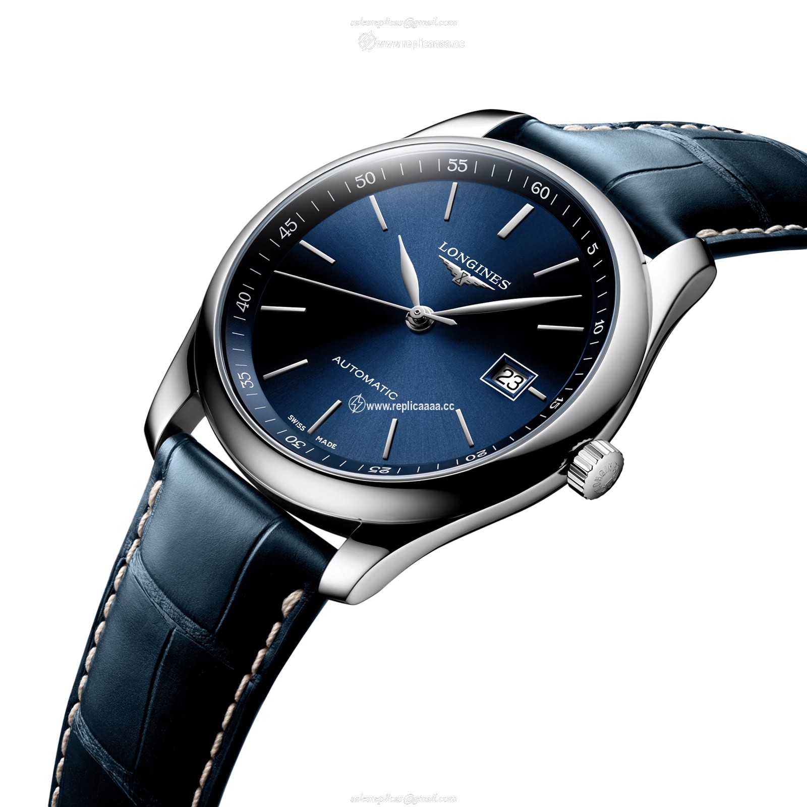 Replica Longines Master Collection 40mm Mens details Blue L27934920