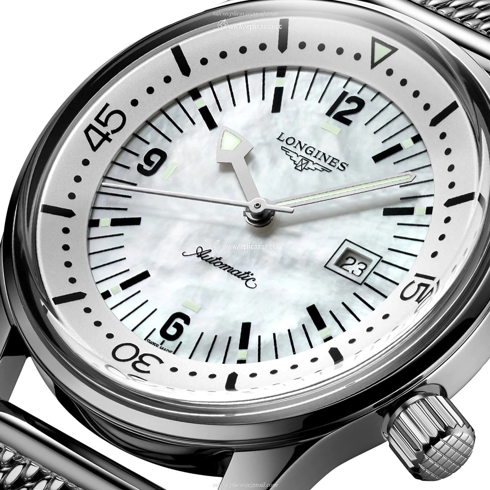 Replica Longines Legend Diver 36mm Mens details L33744806 2 Replica Longines Legend Diver 36mm Mens details L33744806