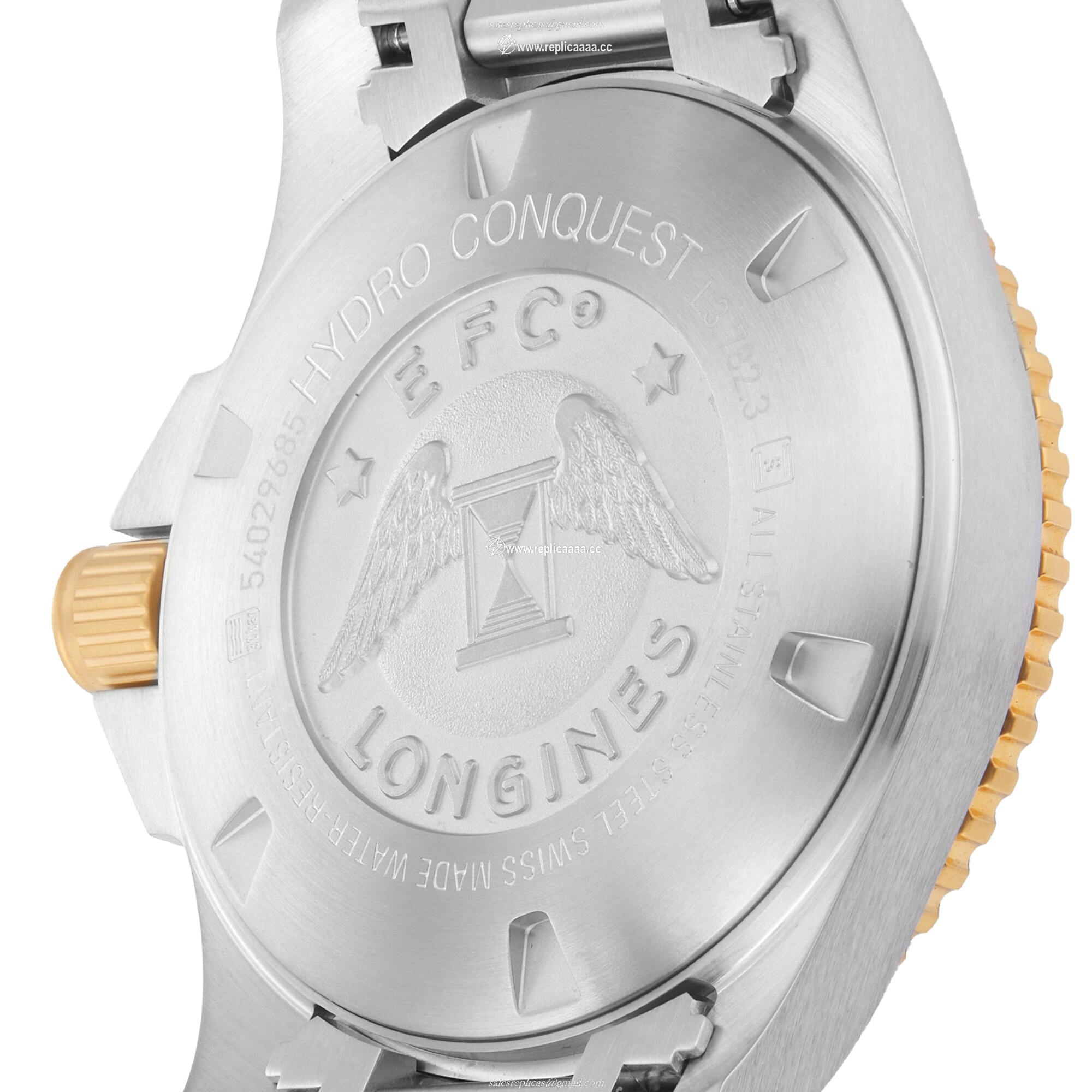 Replica Longines HydroConquest 43mm Mens details Black L37823567 2 Replica Longines HydroConquest 43mm Mens details Black L37823567