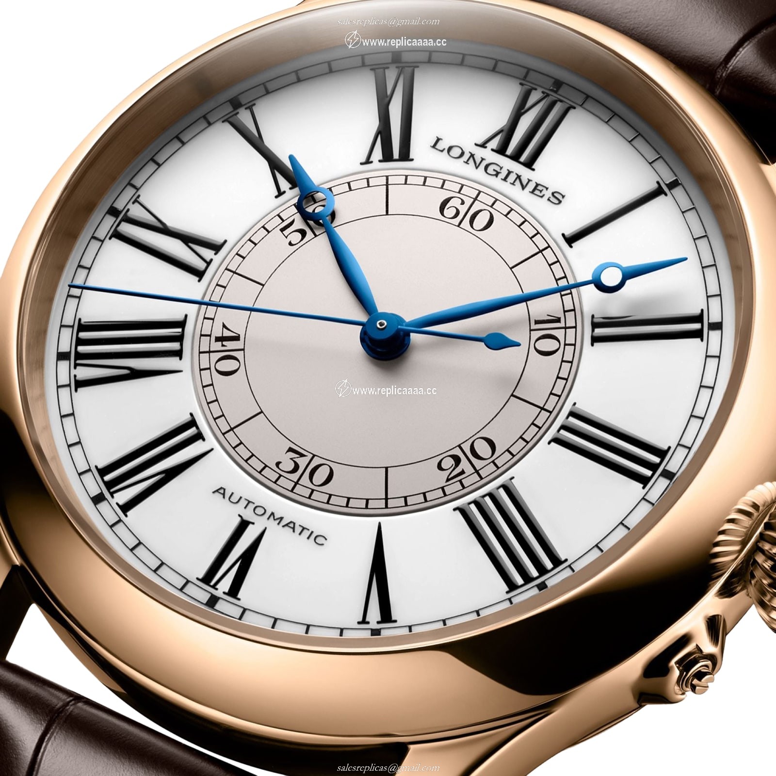 Replica Longines Weems Second-Setting 47.5mm Mens details L27138110