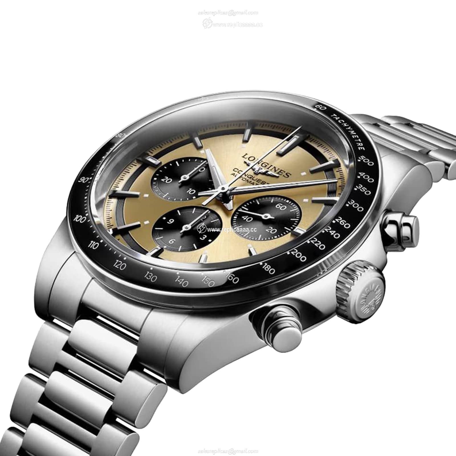 Replica Longines Conquest Chronograph 42mm Mens details Brown L38354326 2 Replica Longines Conquest Chronograph 42mm Mens details Brown L38354326