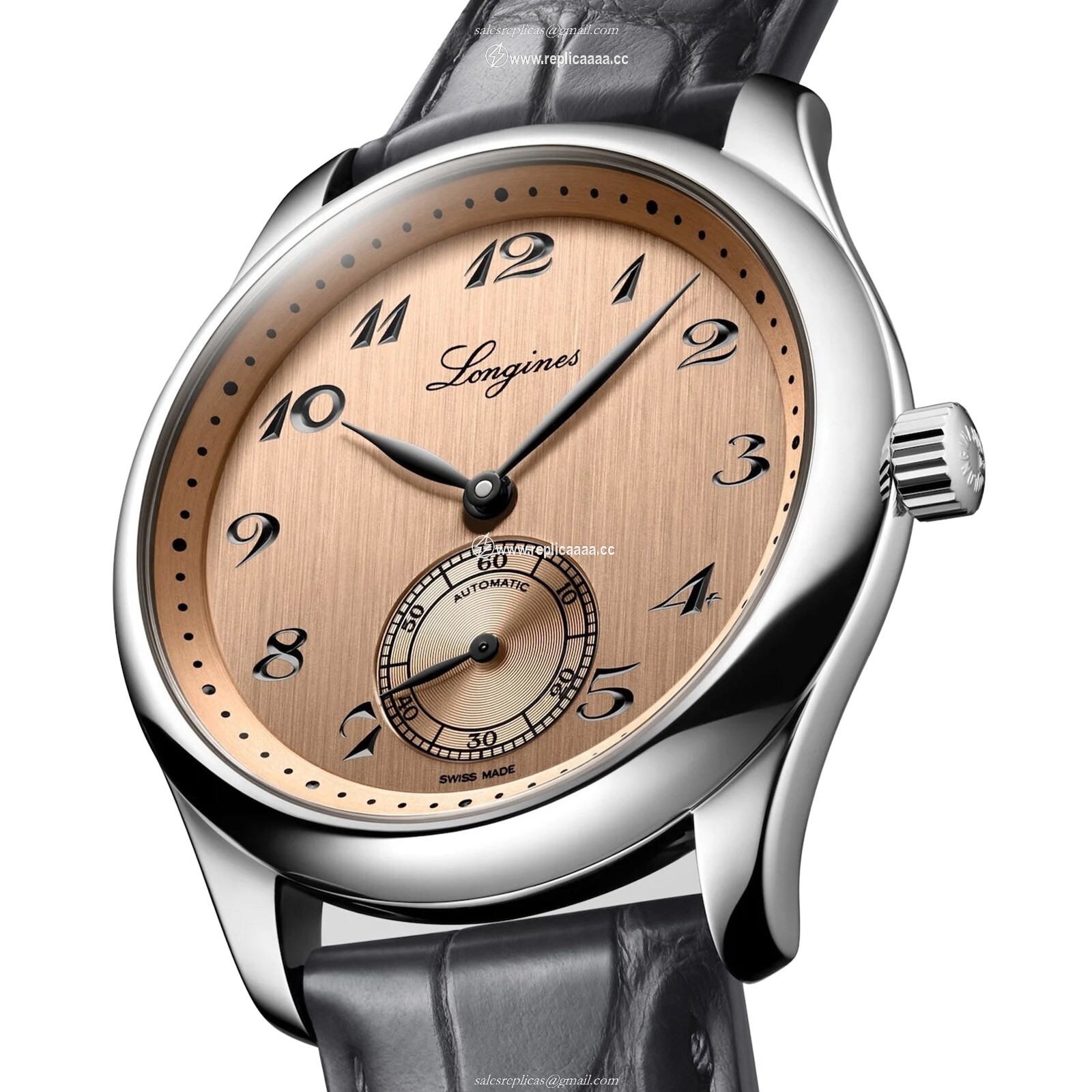 Replica Longines Master Collection 38.5mm Mens details Pink L28434932