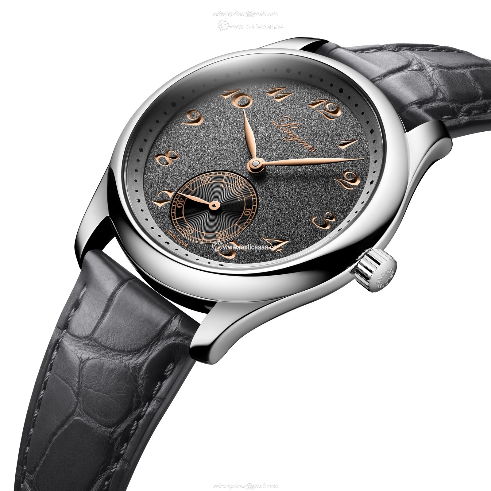 Replica Longines Master Collection 38.5mm Mens details Grey L28434632