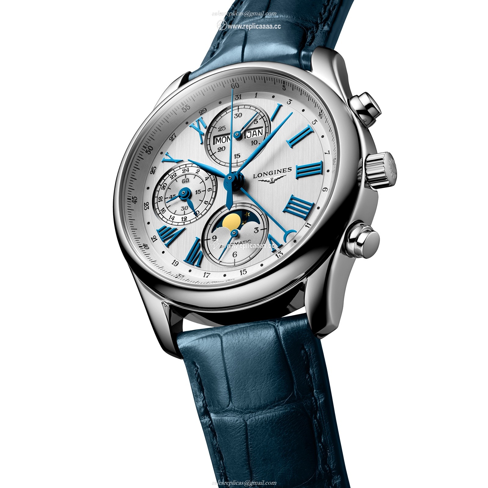 Replica Longines Master Collection 40mm Mens details Silver L26734712 2 Replica Longines Master Collection 40mm Mens details Silver L26734712