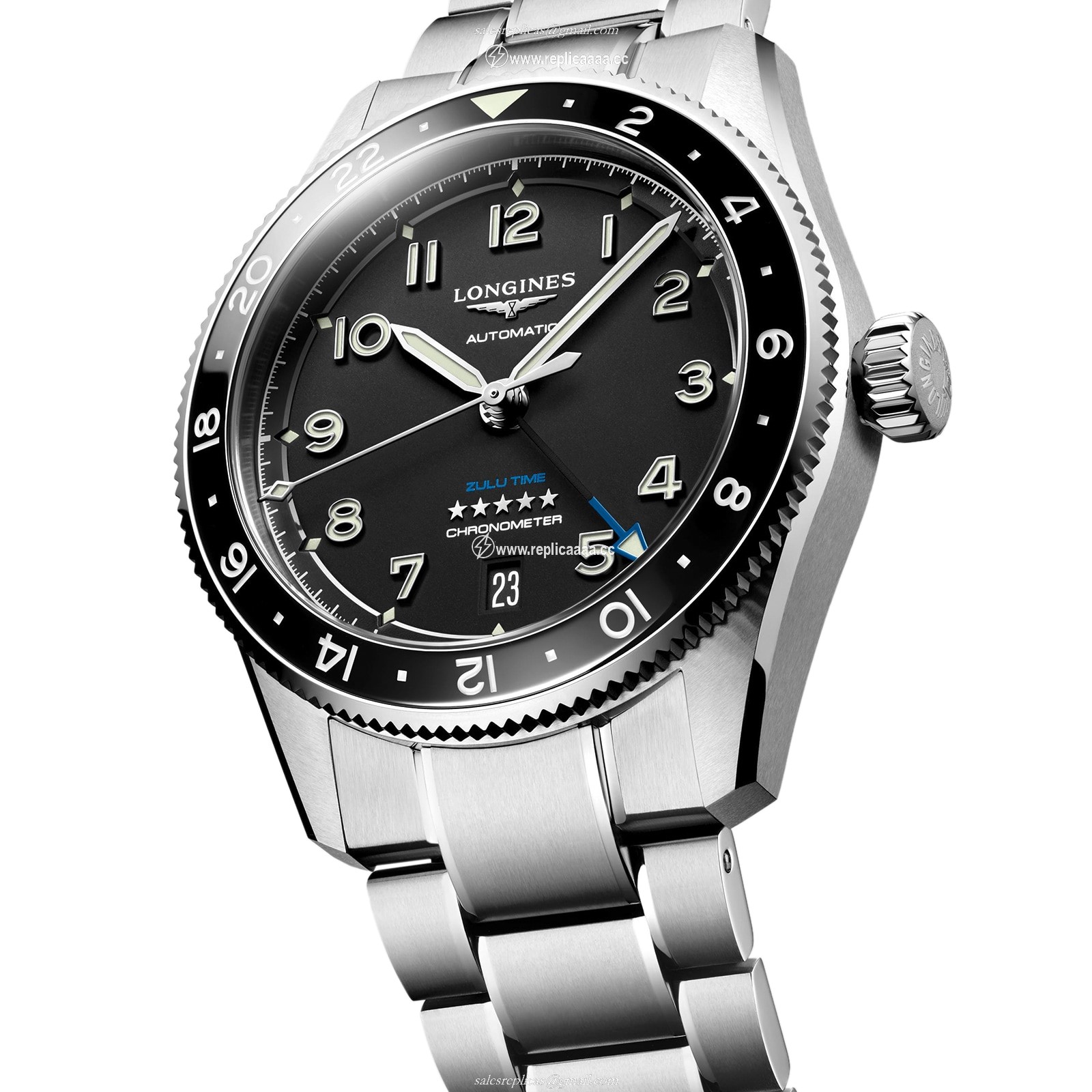 Replica Longines Spirit Avigation 39mm Mens details Black L38024536 2 Replica Longines Spirit Avigation 39mm Mens details Black L38024536