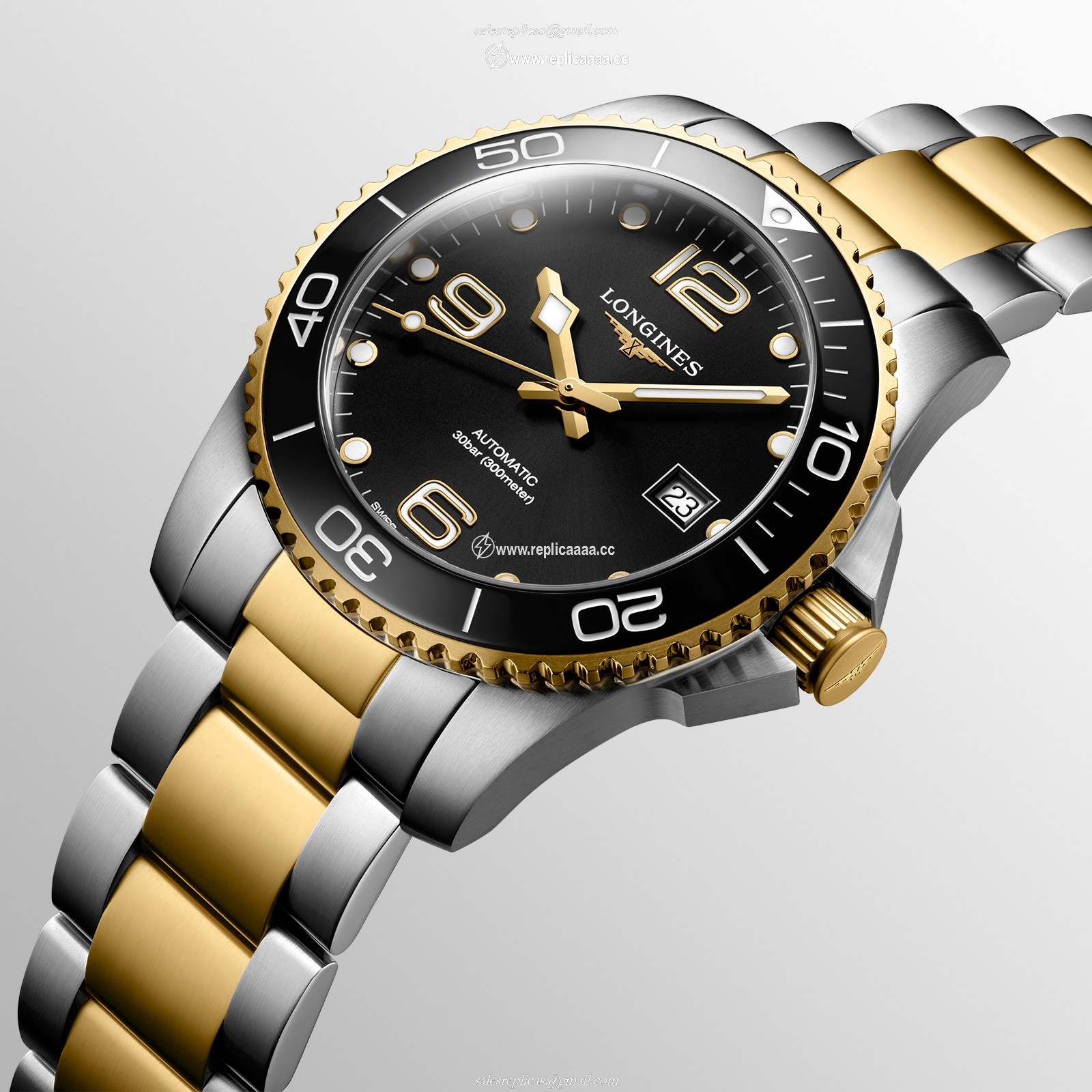 Replica Longines HydroConquest 41mm Mens details L37813567