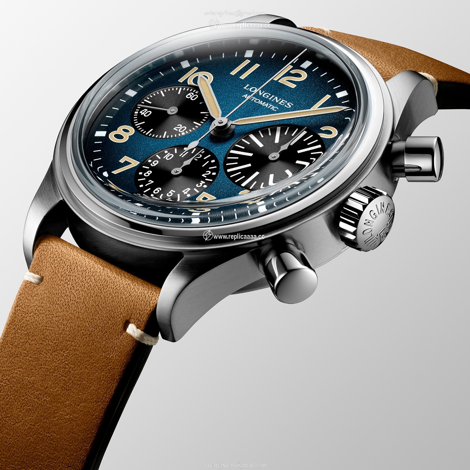 Replica Longines Avigation BigEye 41mm Mens details L28161932 2 Replica Longines Avigation BigEye 41mm Mens details L28161932