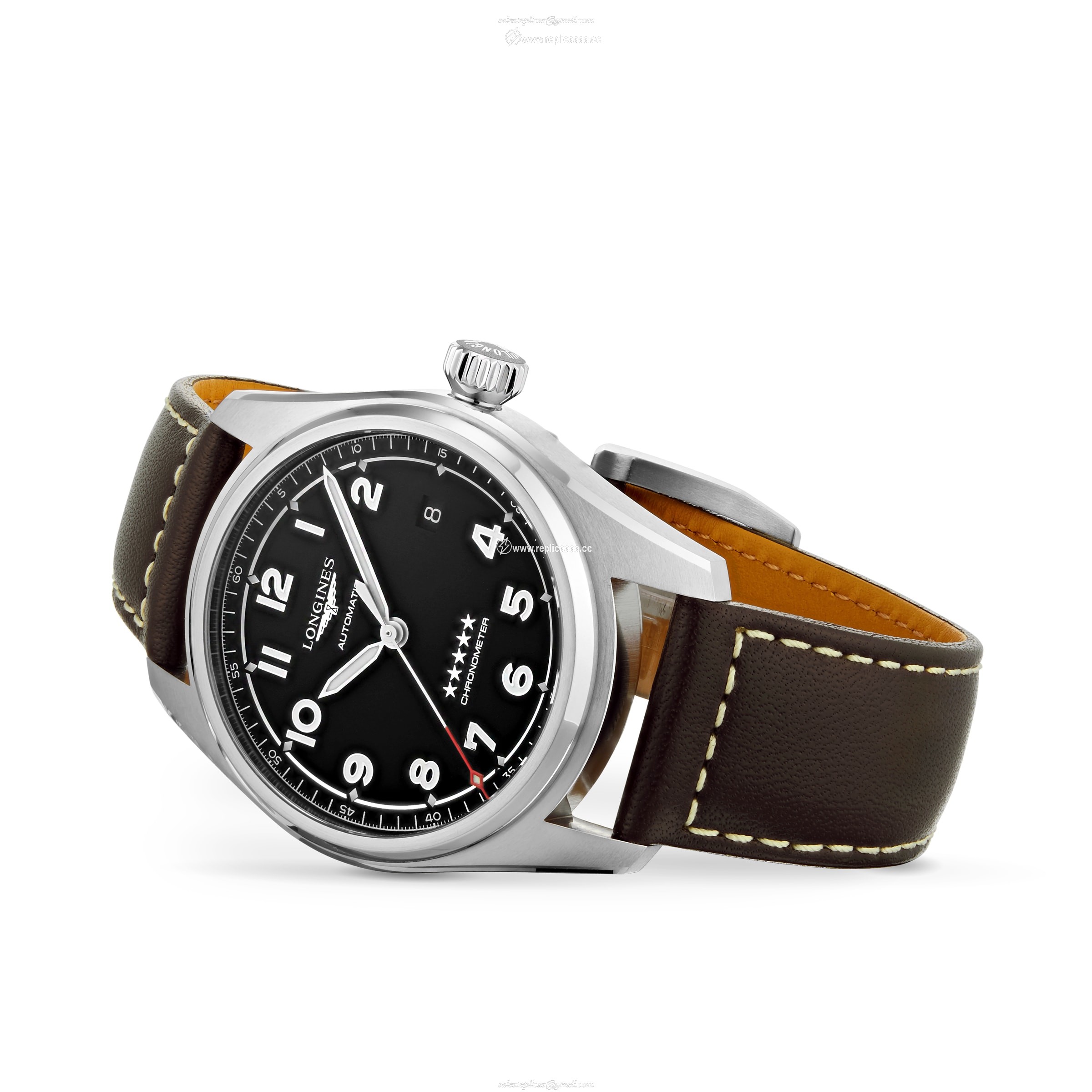 Replica Longines Spirit 40mm Mens details L38104530