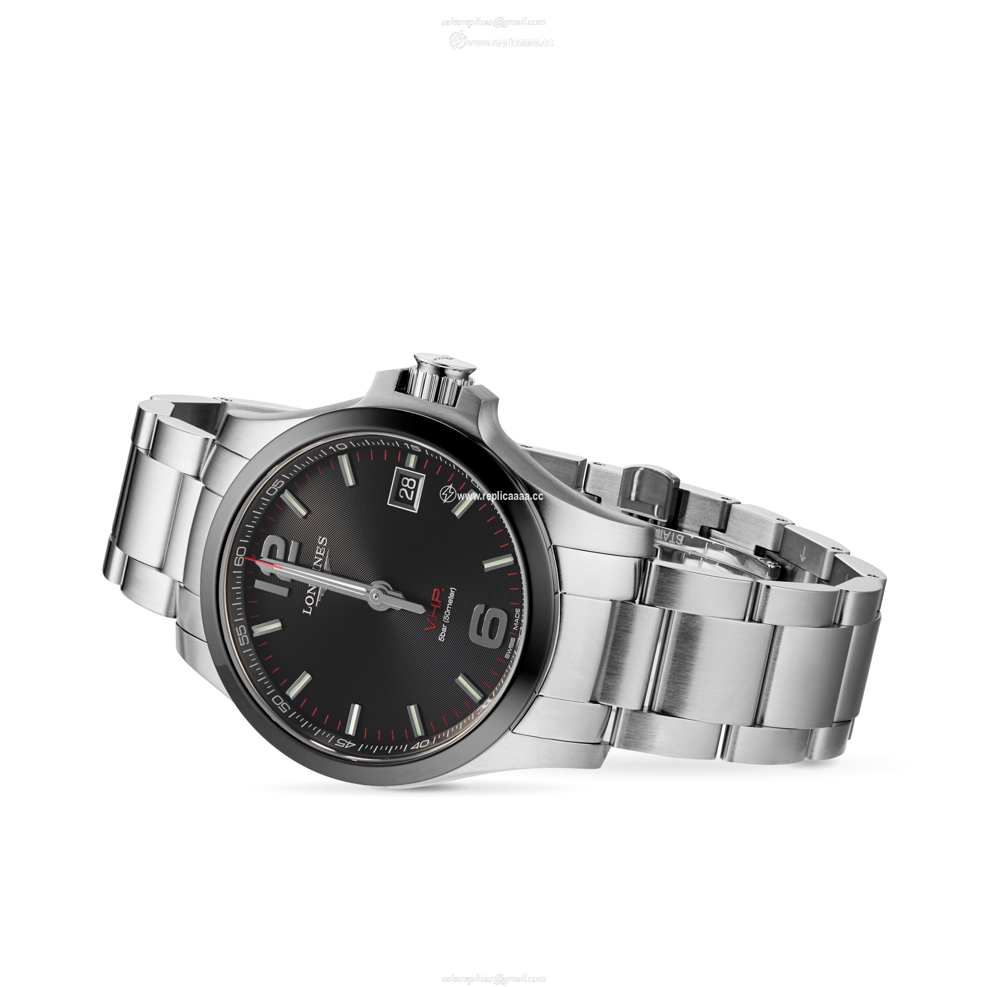 Replica Longines Conquest V.H.P. 41mm Mens details L37194566