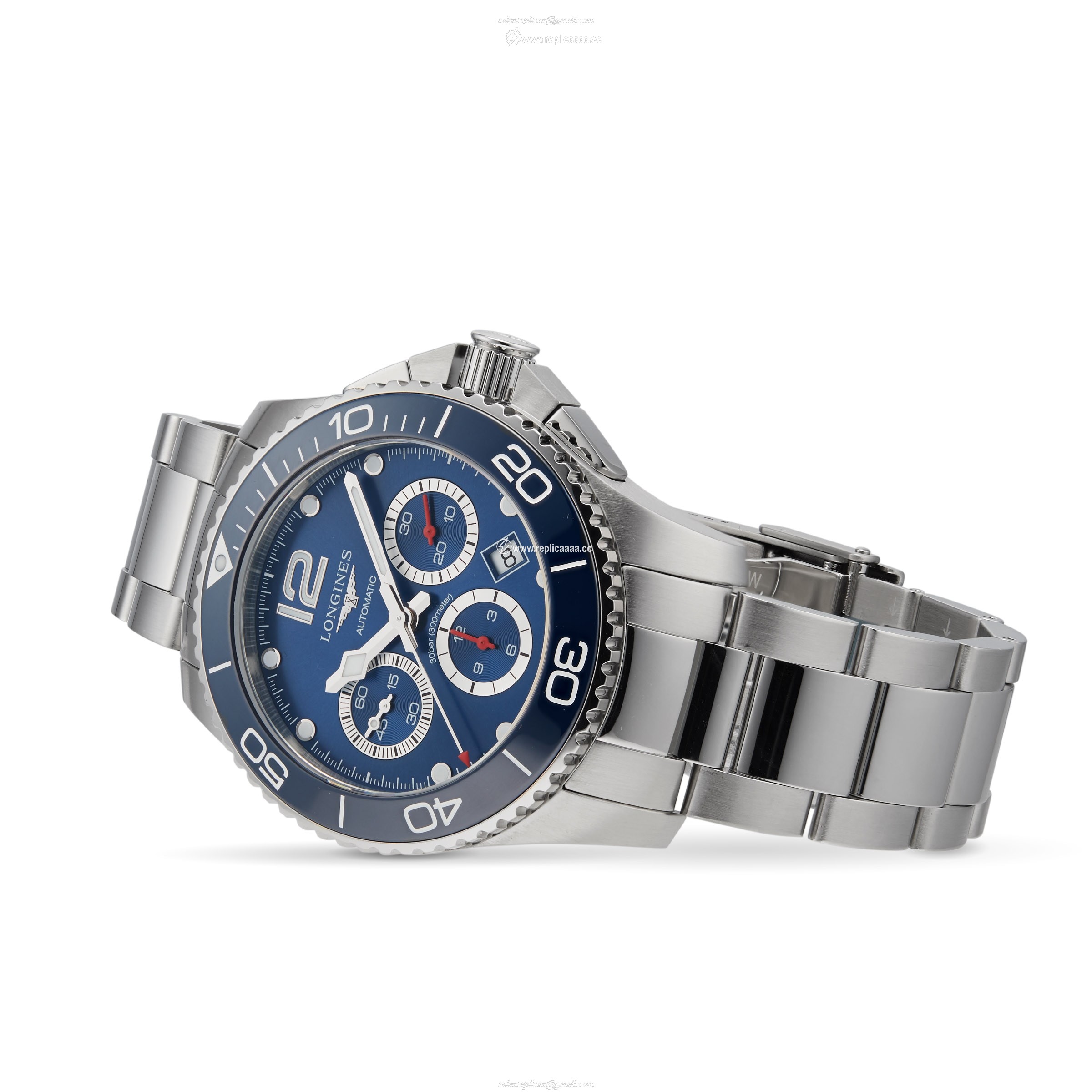 Replica Longines HydroConquest 43mm Mens details L38834966 2 Replica Longines HydroConquest 43mm Mens details L38834966