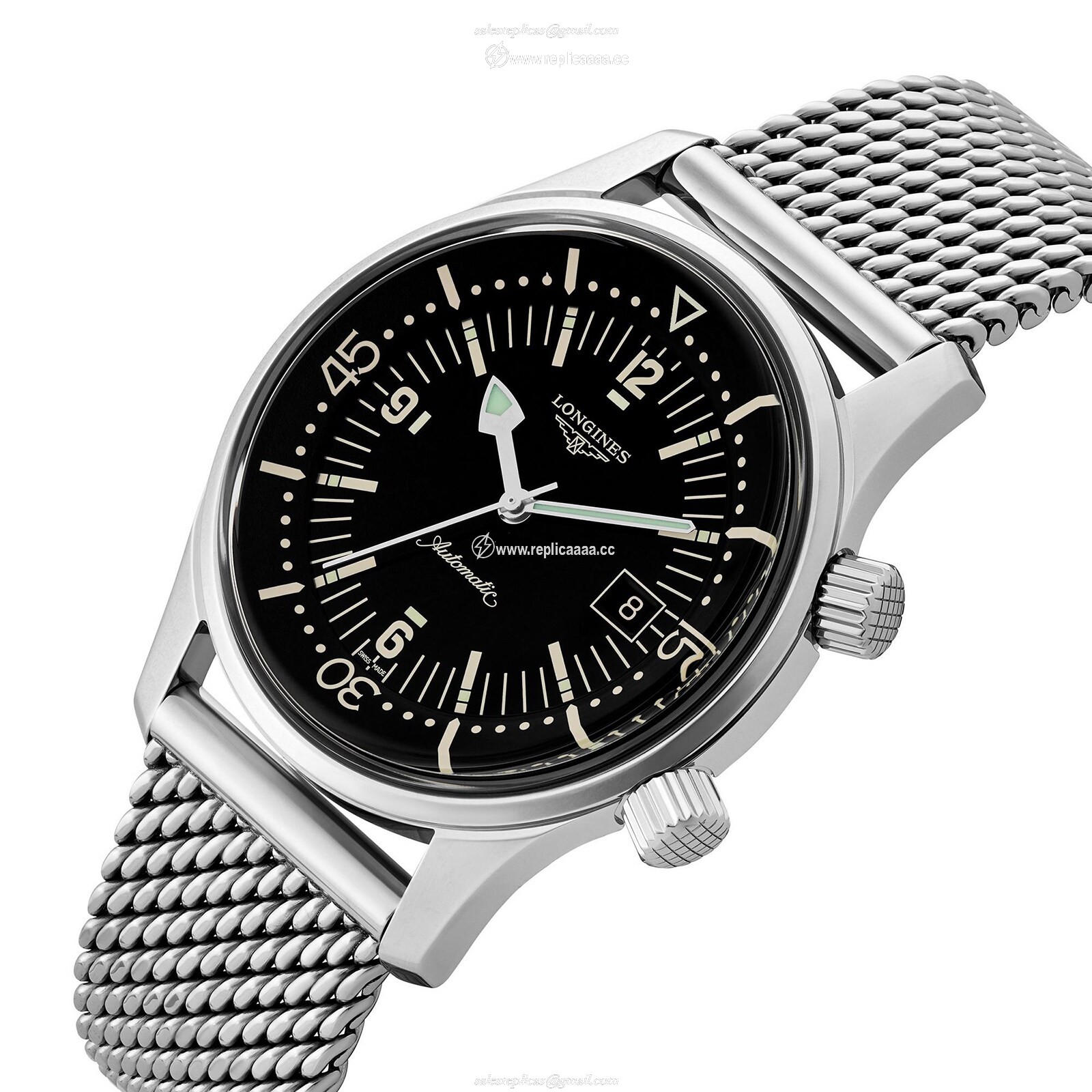 Replica Longines Legend Diver Heritage 42mm Mens details L37744506 2 Replica Longines Legend Diver Heritage 42mm Mens details L37744506