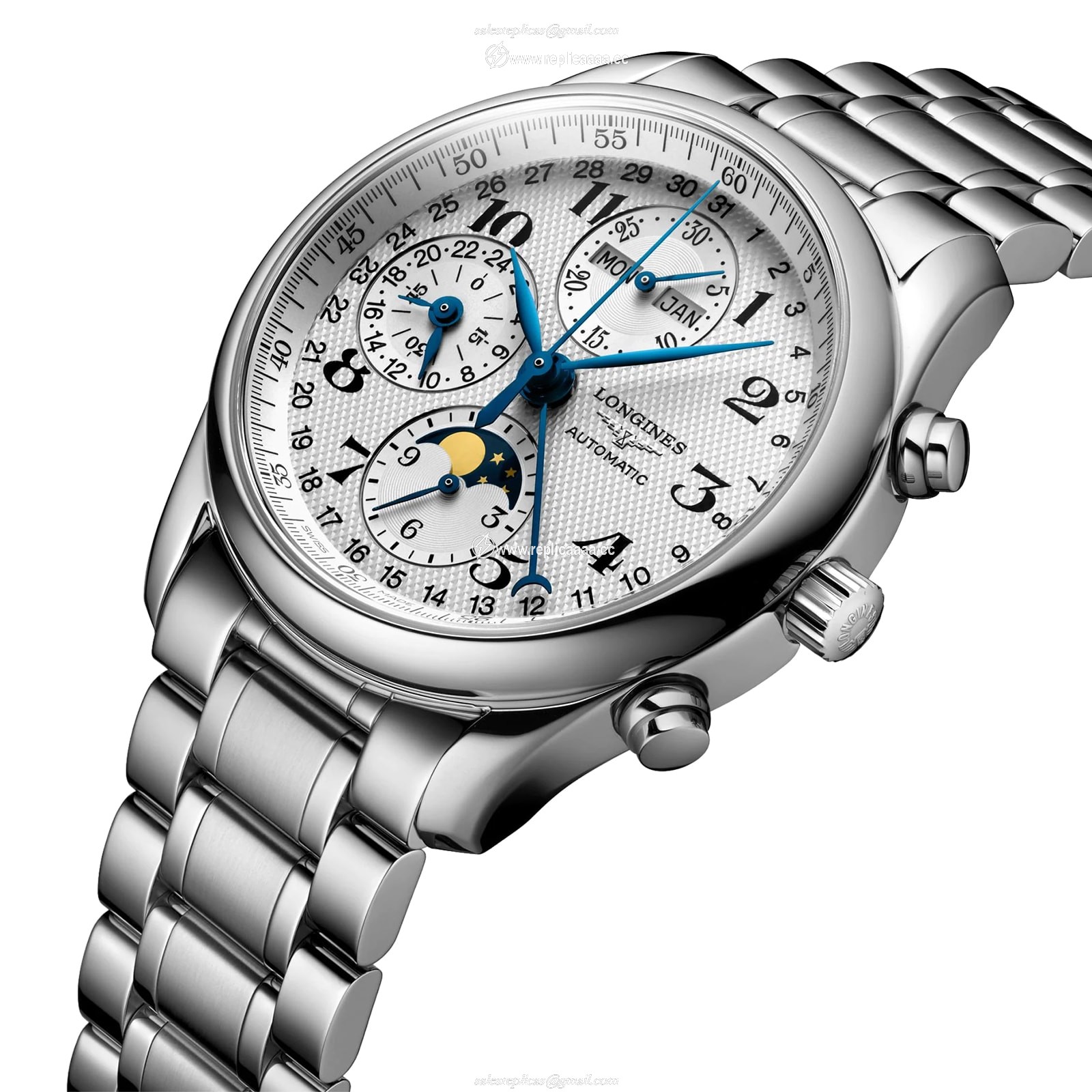 Replica Longines Master Collection 40mm Mens details L26734786 2 Replica Longines Master Collection 40mm Mens details L26734786
