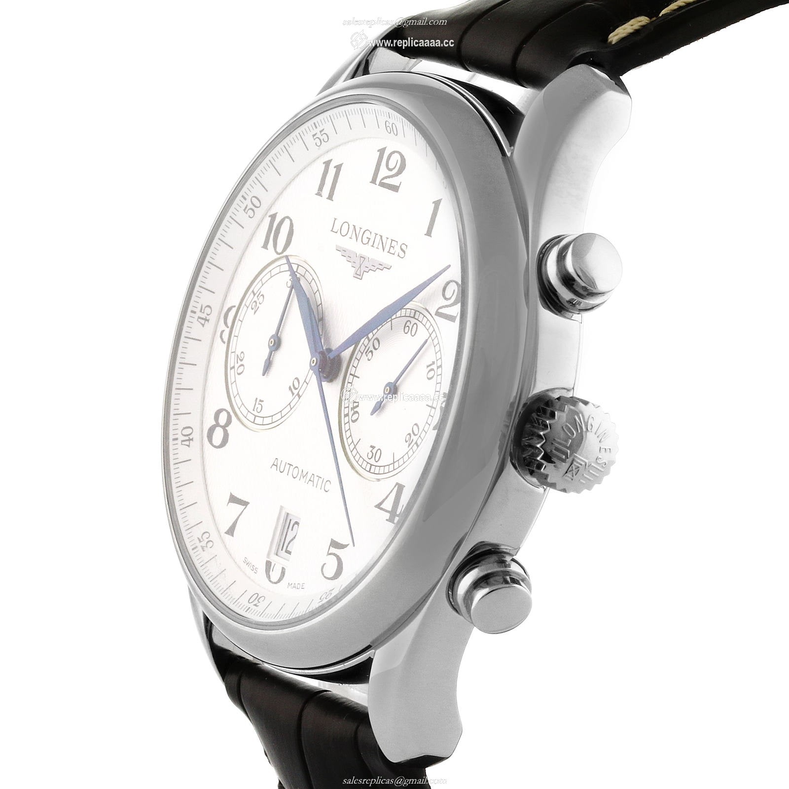 Replica Longines Master Collection 40mm Automatic Chronograph Mens details L26294783