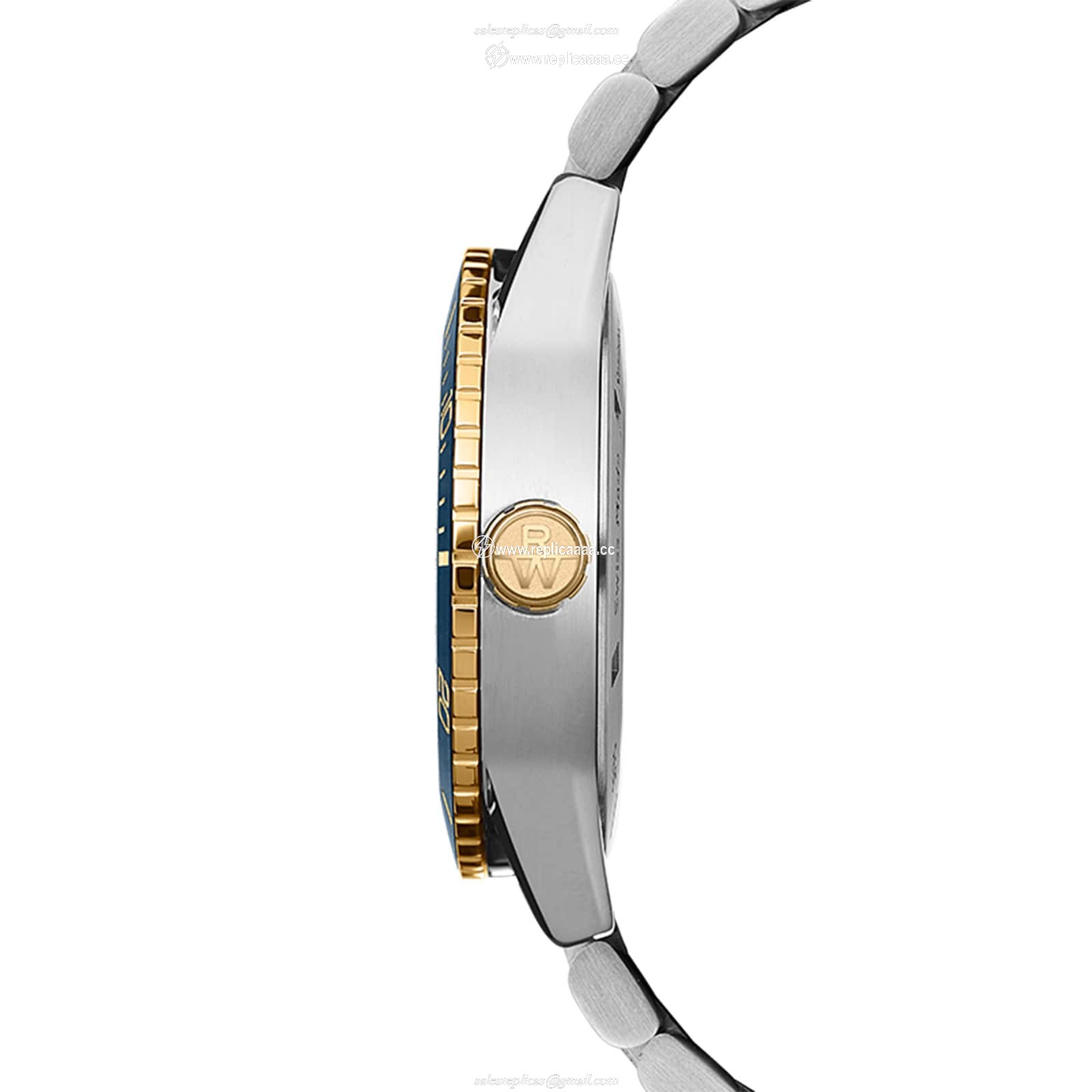 Replica Raymond Weil Freelancer Diver Mens Two-Tone Gradient Blue Dial 42.5 mm 2775-SP3-50051
