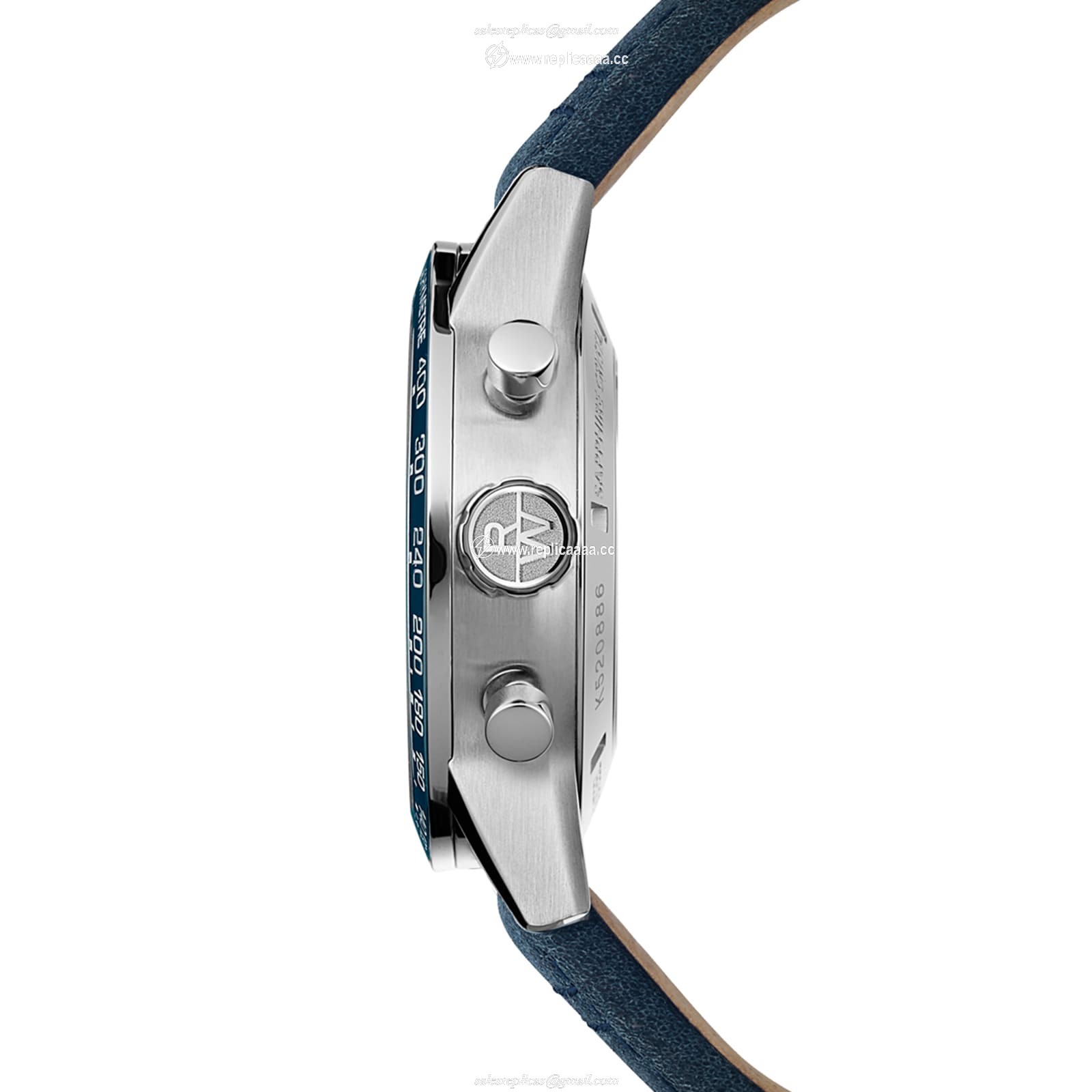 Replica Raymond Weil Freelancer Automatic Chronograph 43.5mm Mens details Blue 7741-SC3-50021