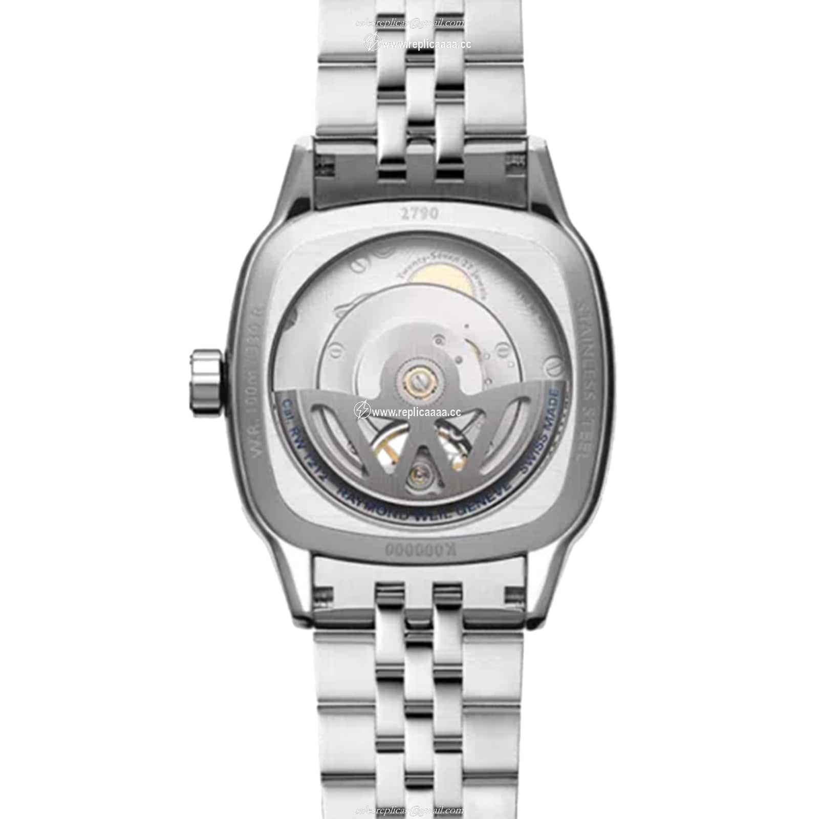 Replica Raymond Weil Freelancer 40mm Mens details Green 2790-ST-52051 2 Replica Raymond Weil Freelancer 40mm Mens details Green 2790-ST-52051