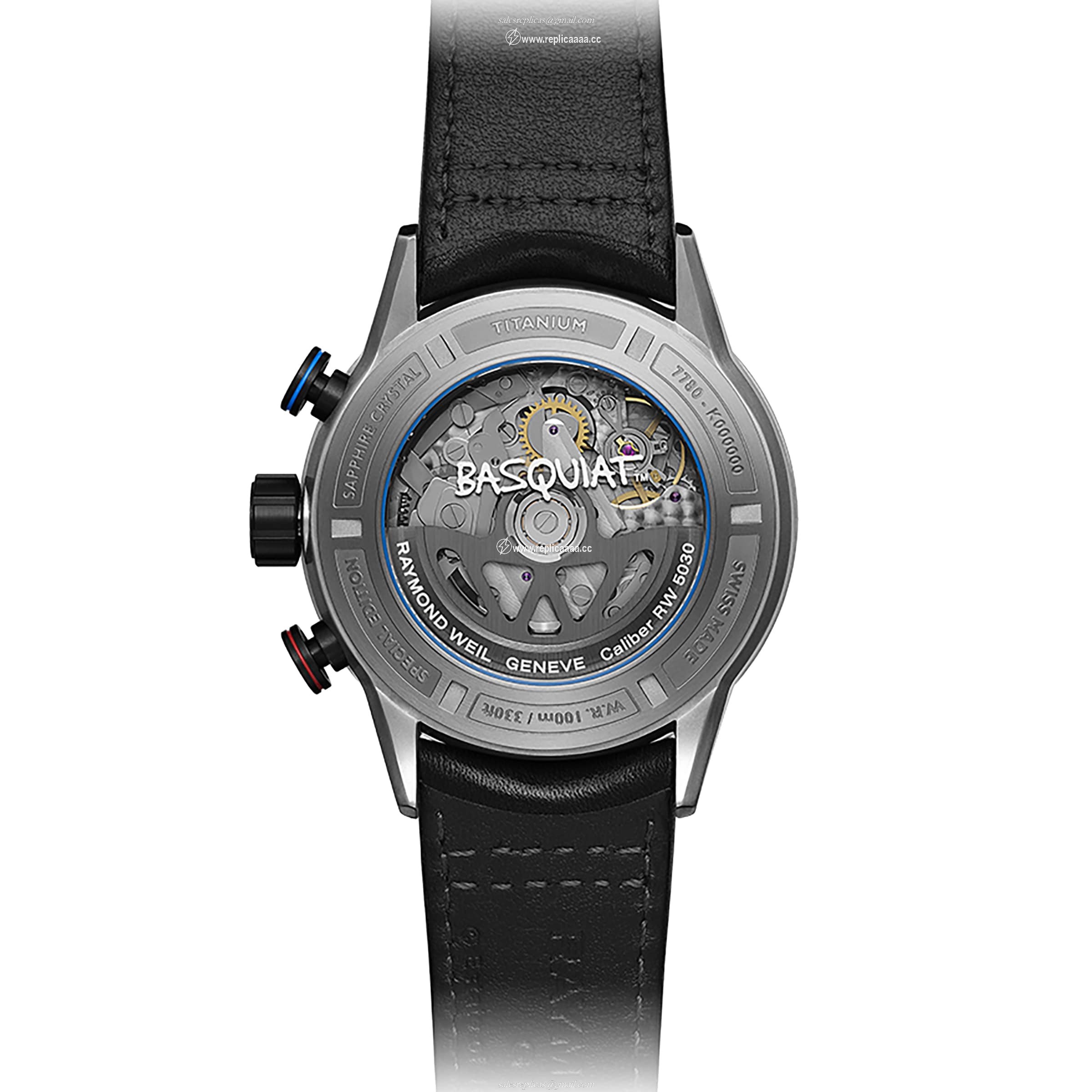 Replica Raymond Weil Basquiat Special Edition 43.5mm 7780-TIC-JMB01 2 Replica Raymond Weil Basquiat Special Edition 43.5mm 7780-TIC-JMB01