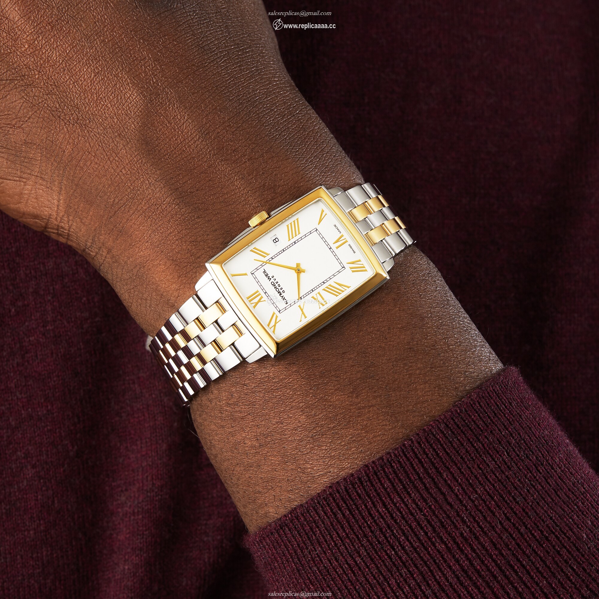 Replica Raymond Weil Toccata Two Tone Mens details 5425-STP-00308 2 Replica Raymond Weil Toccata Two Tone Mens details 5425-STP-00308